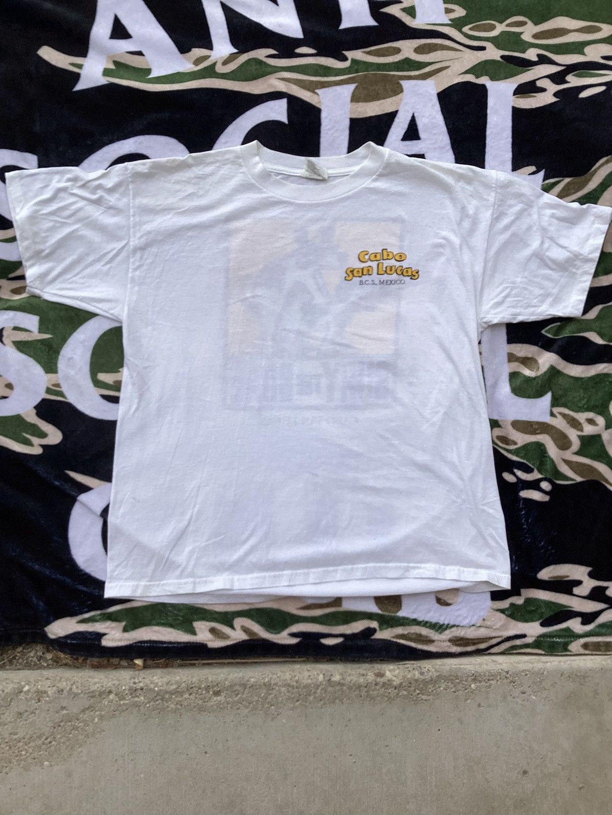 Other × Vintage Vtg 90s Cabo San Lucas Mexico bury the bone single stitch Te Size US XL / EU 56 / 4 - 4 Thumbnail