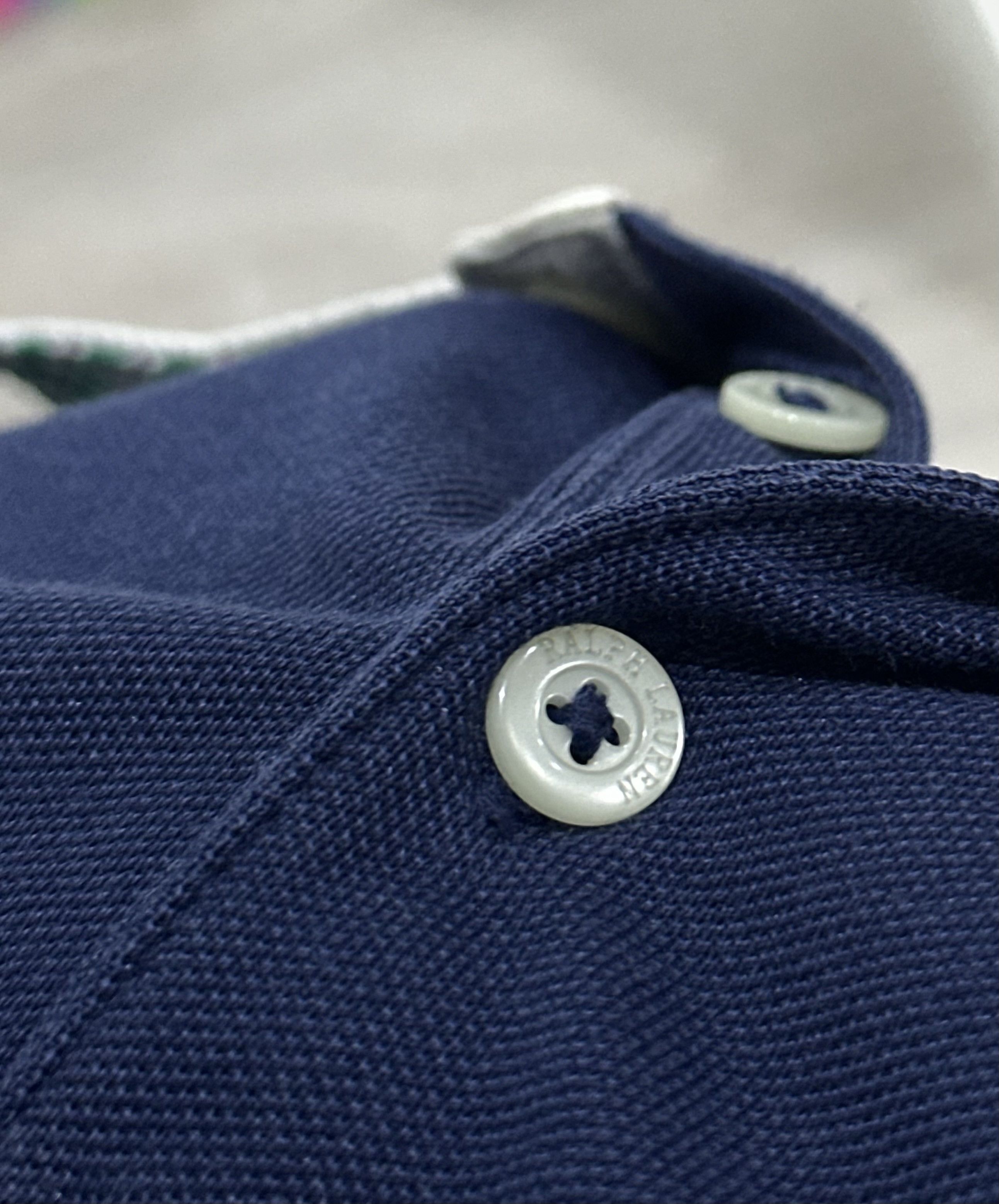 Ralph Lauren Sport Polo Golf Ralph Lauren Tailored Fit Navy Plaid Collar Rare Size US XL / EU 56 / 4 - 8 Thumbnail