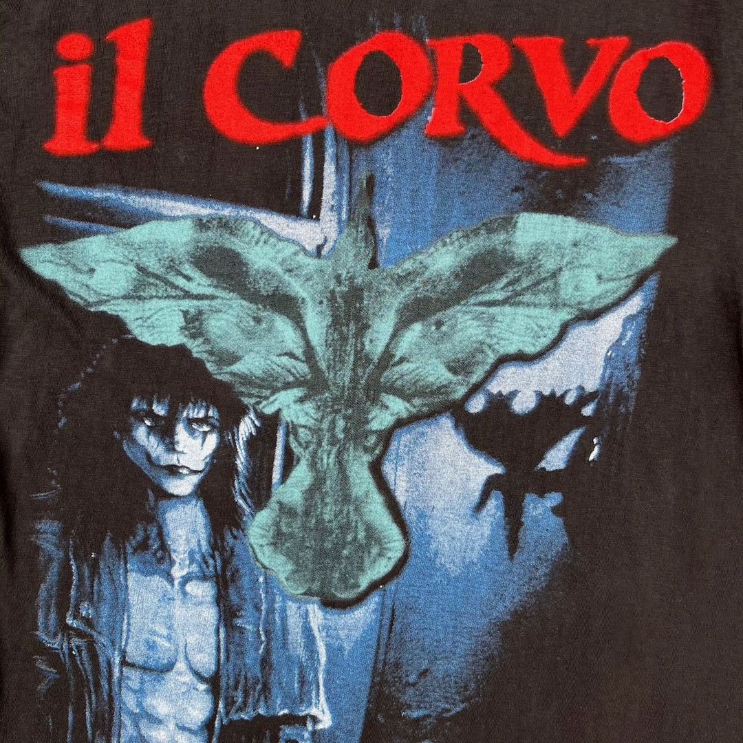Vintage The Crow 90s Vintage Movie Italian Bootleg Promo Rare Tee Size US L / EU 52-54 / 3 - 4 Thumbnail