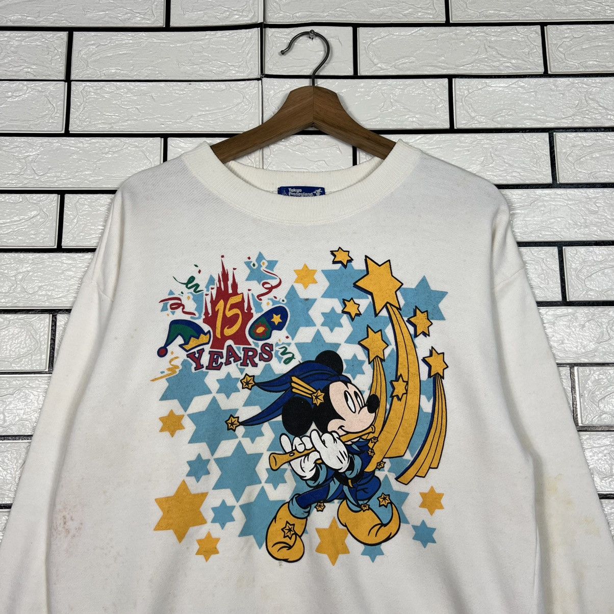 Mickey Mouse Vintage MICKEY MOUSE Graphic Crewneck Sweatshirt #3950-C180 Size US M / EU 48-50 / 2 - 2 Thumbnail