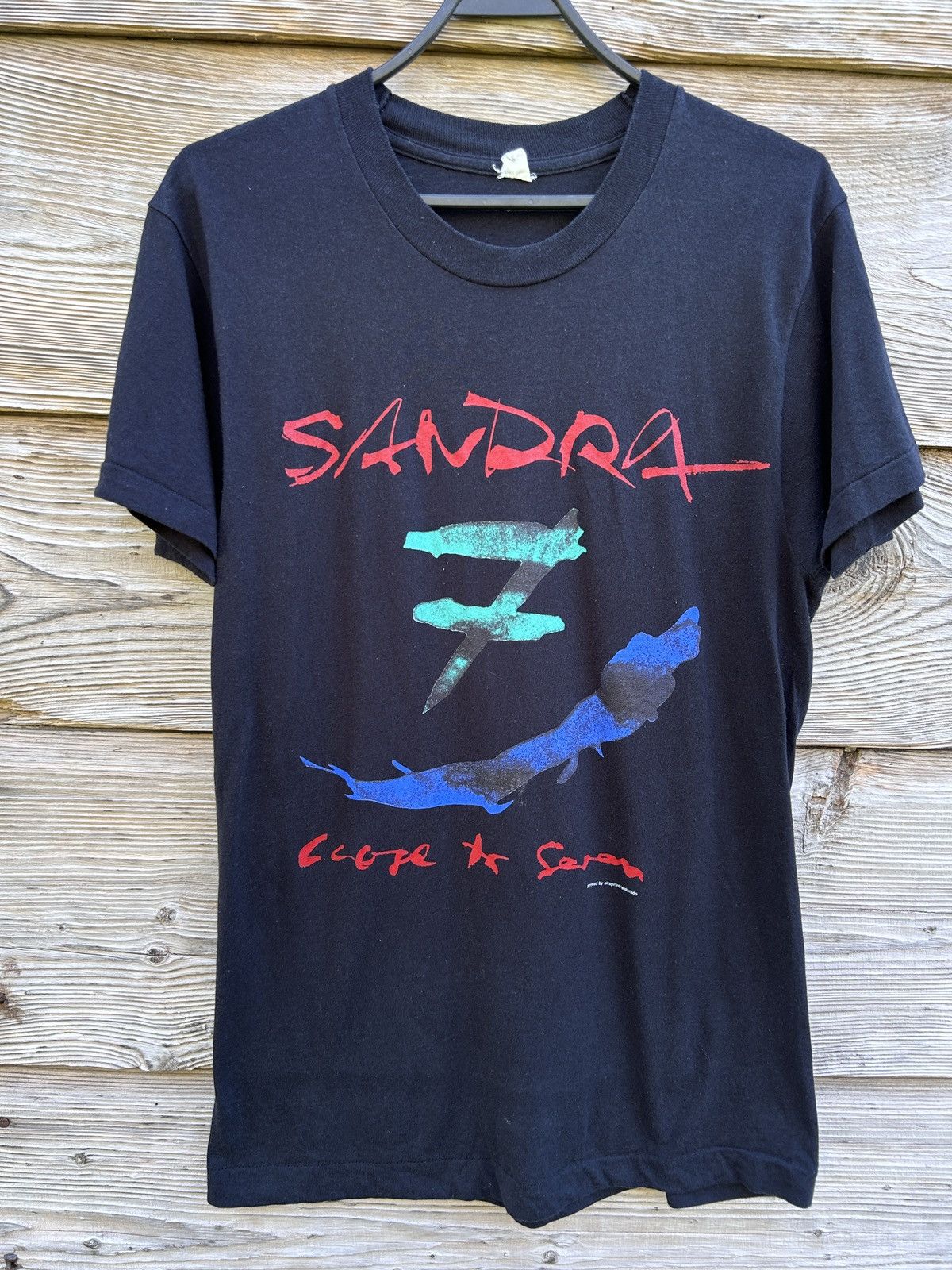 Band Tees 90s Vintage Sandra 1992 Close To Seven Single Stitch T-Shirt Size US M / EU 48-50 / 2 - 1 Thumbnail