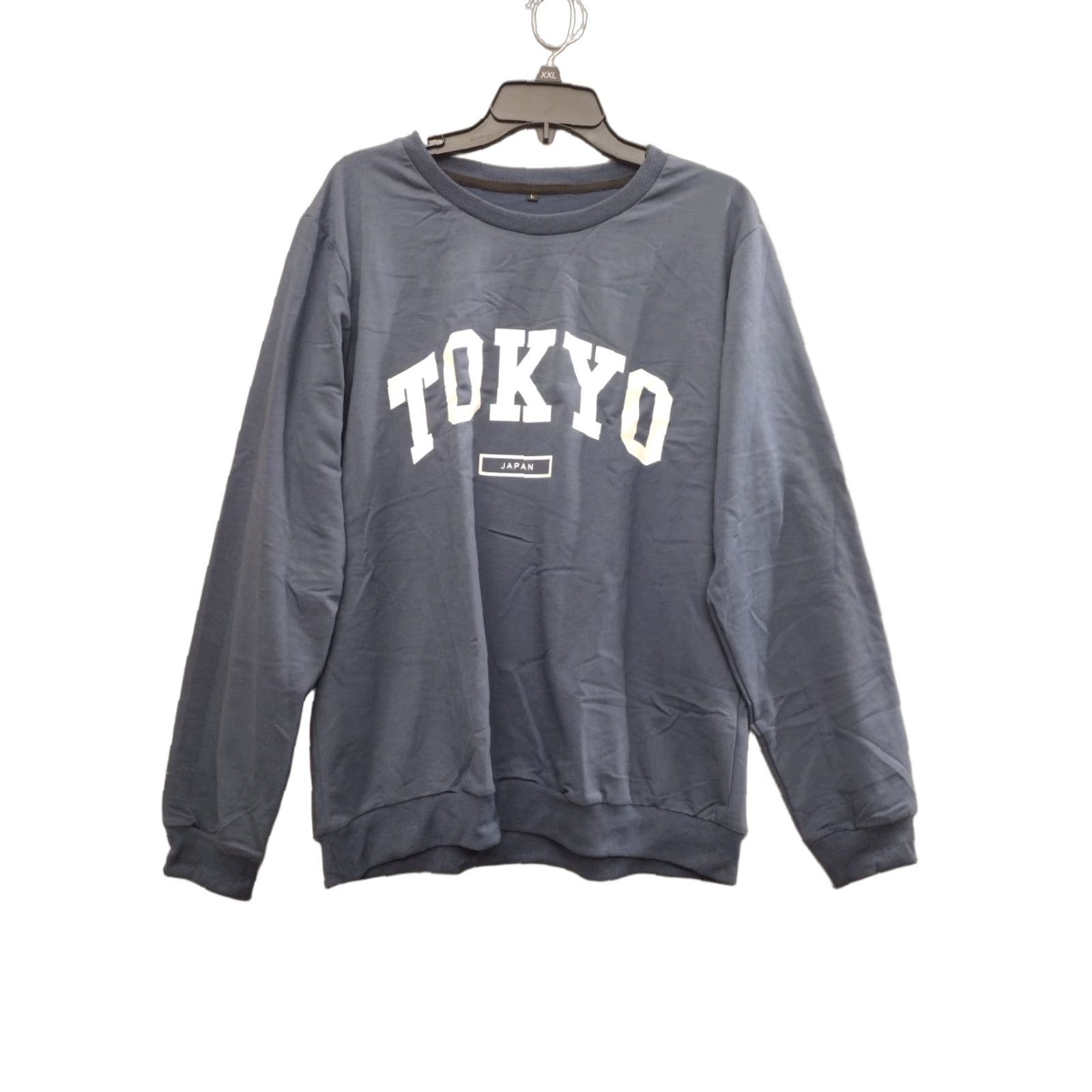 Vintage Unbranded Men's Sweatshirt Adult Large Blue Crewneck Tokyo Print Size L Size US L / EU 52-54 / 3 - 1 Thumbnail
