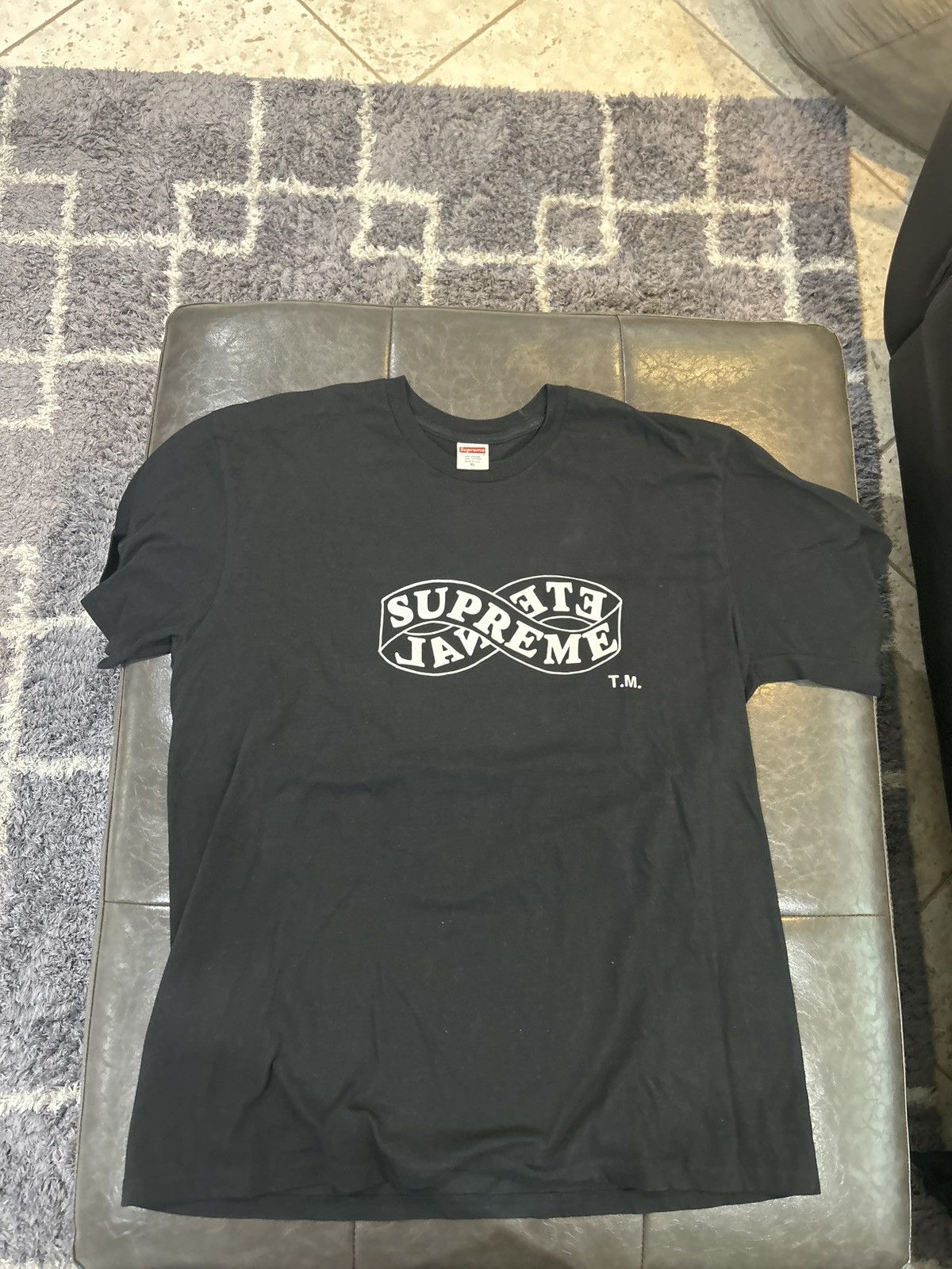 Supreme Supreme Eternal Tee ‘Black’ Size US XL / EU 56 / 4 - 2 Thumbnail