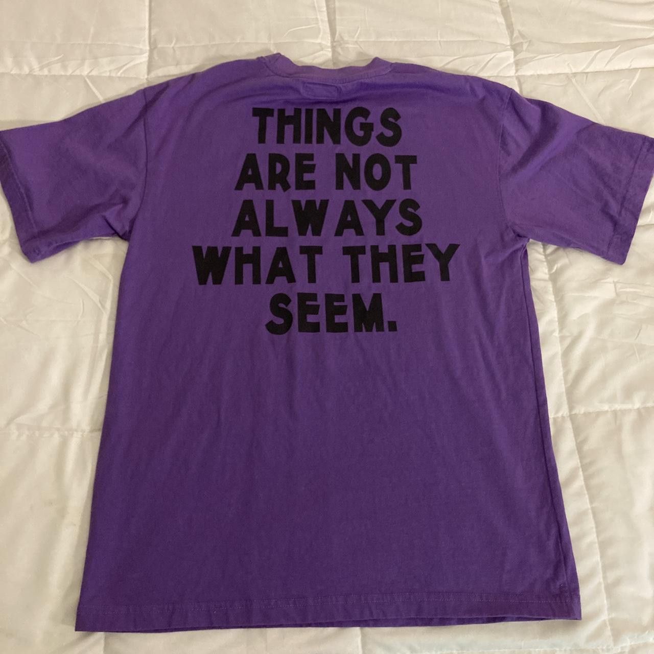Market Chinatown Market Purple Tee - Things Are Not What They Seem Size US M / EU 48-50 / 2 - 3 Thumbnail