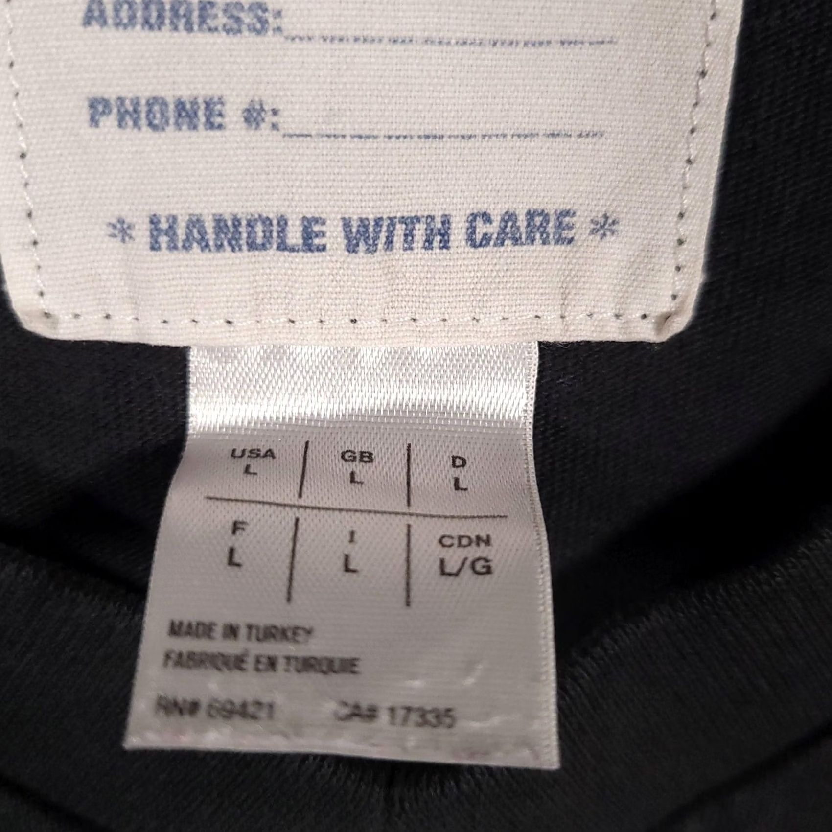 Reebok VINTAGE Reebok Shirt Mens Large Black Classic V Neck Logo Spell Out Tee Athletic UK Flag Size US L / EU 52-54 / 3 - 7 Thumbnail