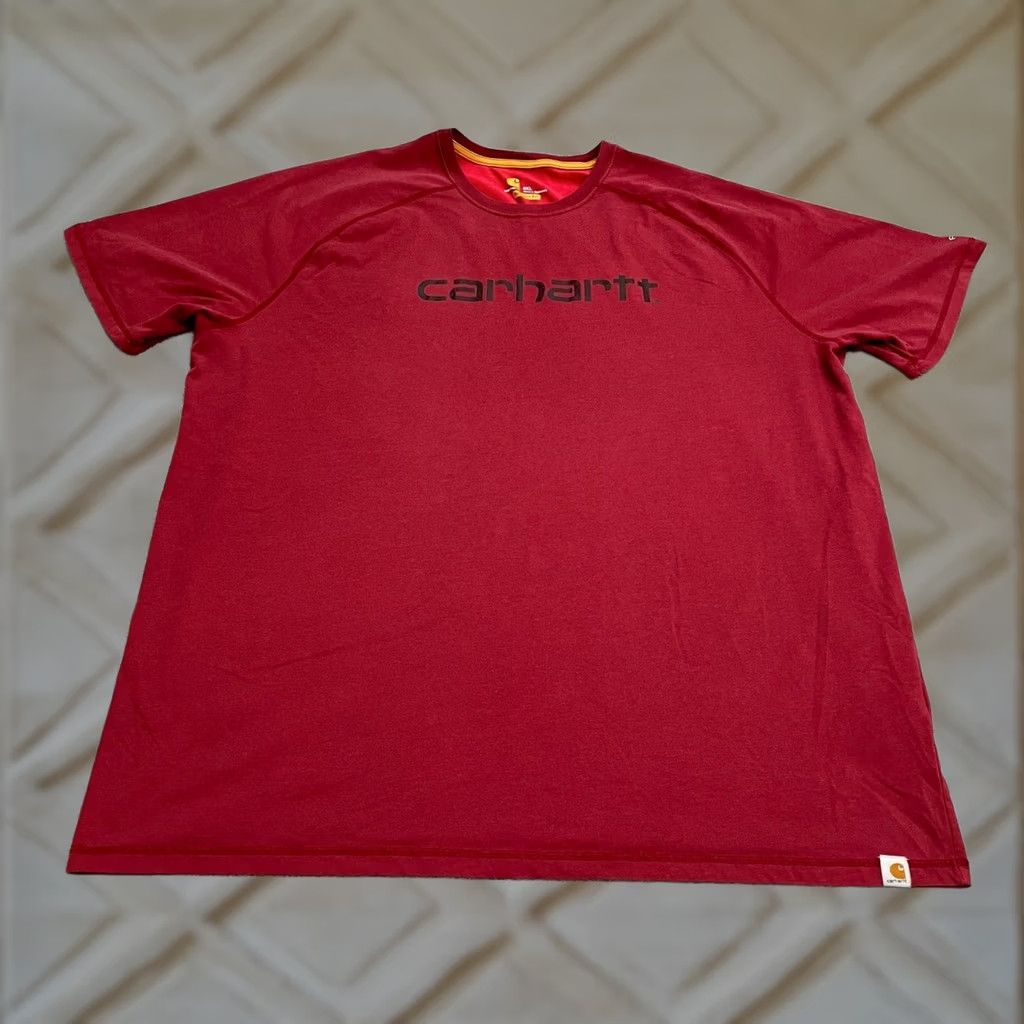 Carhartt Carhartt Force Relaxed Fit T-Shirt Mens Medium Blue Crew Neck Casual Pocket Tee Size US M / EU 48-50 / 2 - 1 Thumbnail