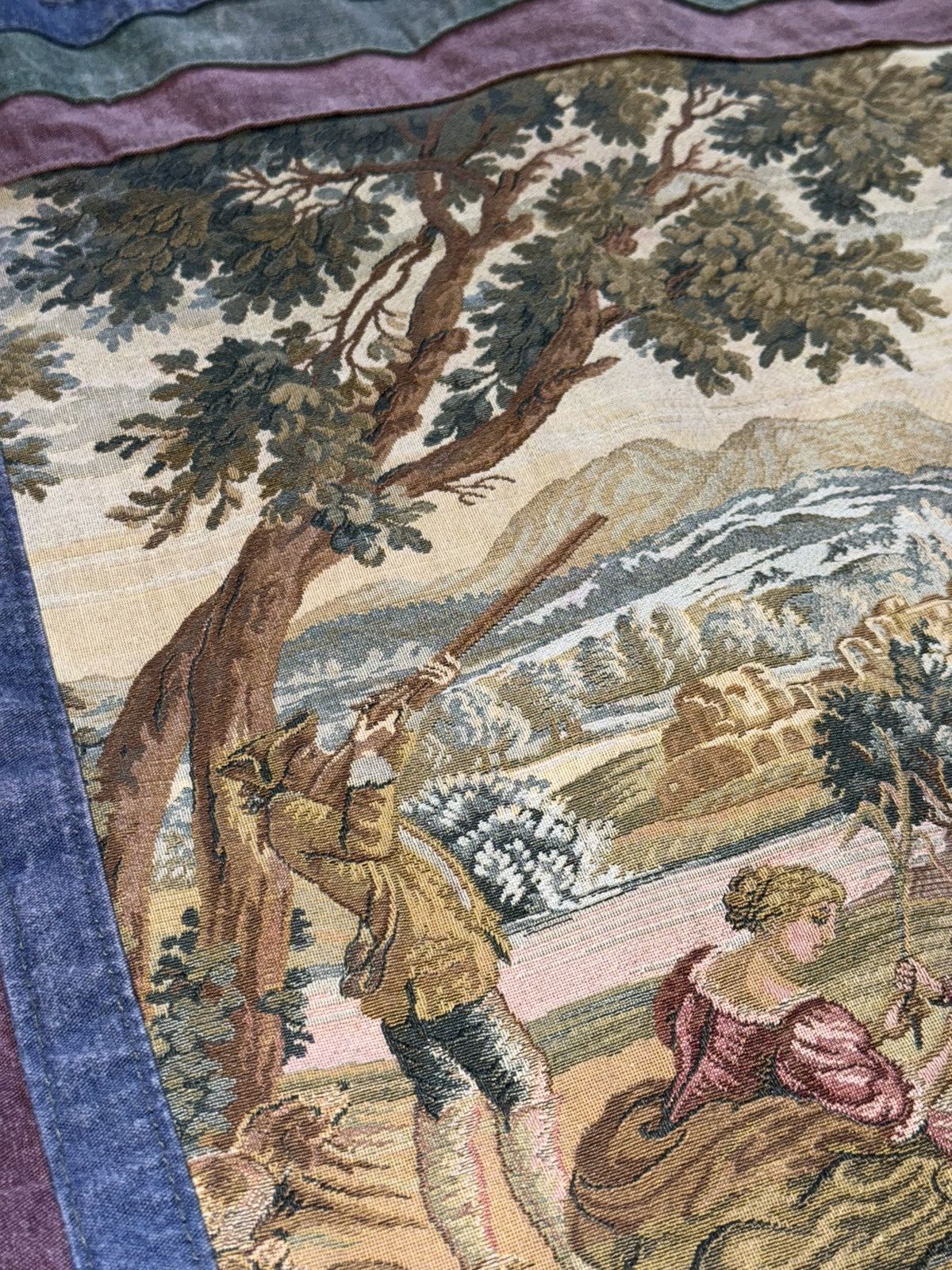 Other Vintage 90s Countryside Pastorale Tapestry Vest Purple Size US M / EU 48-50 / 2 - 6 Thumbnail
