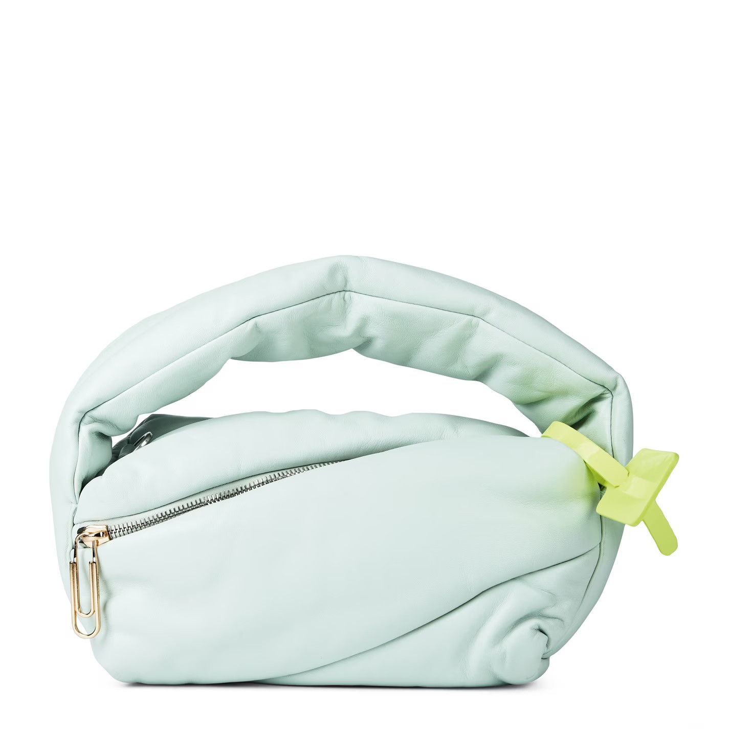 Off-White o1g2r1mq1224 Size: OS / Pump Pouch in Mint Green Size ONE SIZE - 1 Thumbnail