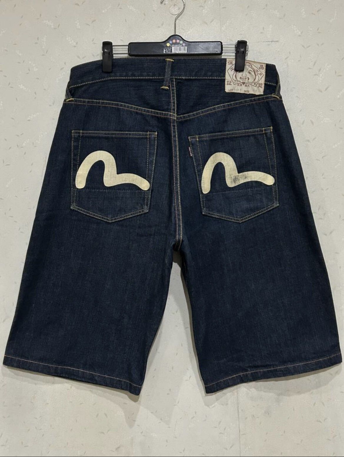 Evisu Vintage Evisu Wide baggy denim shorts Jorts EV1 | Grailed