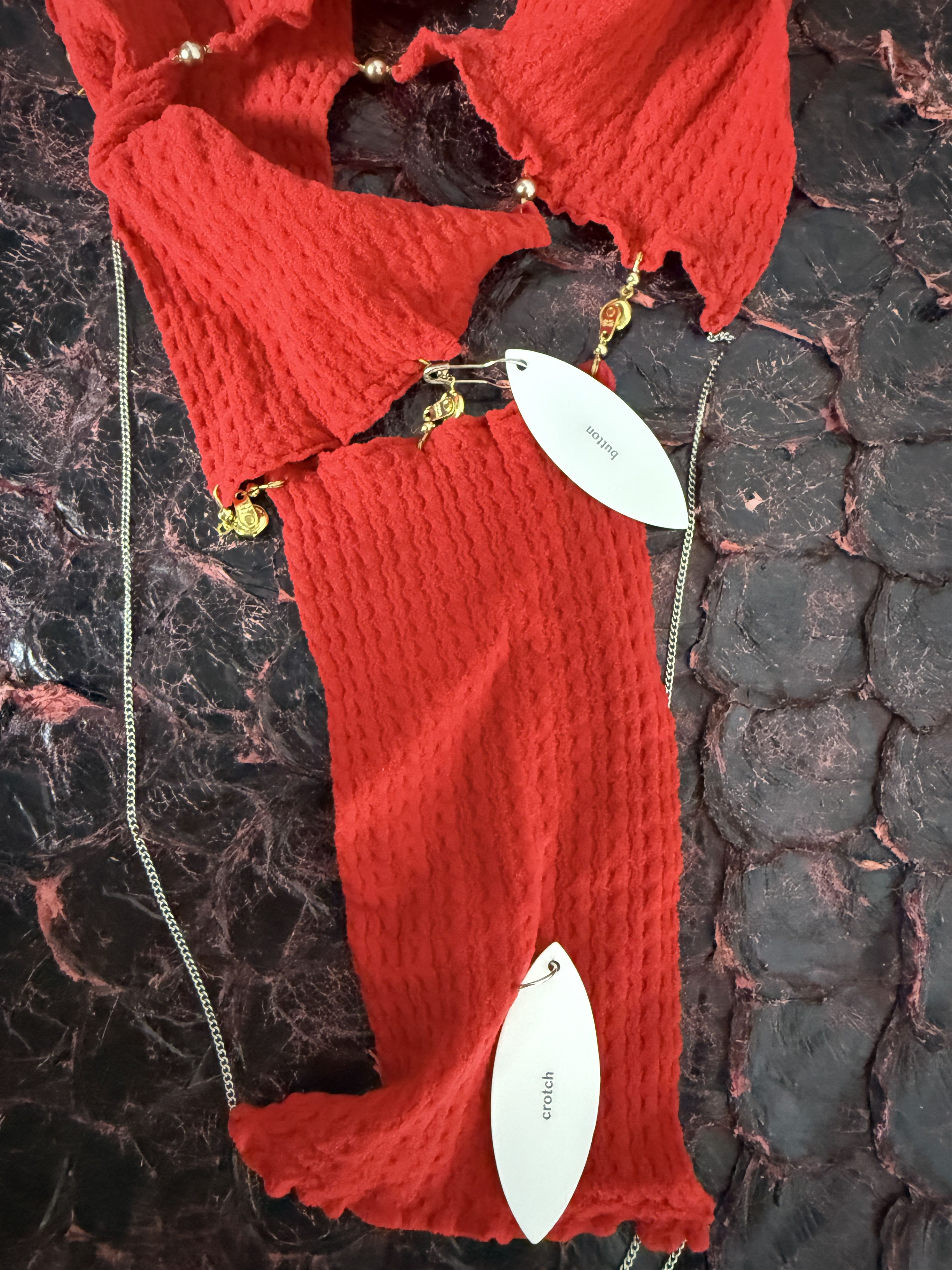 RUIbuilt $640 RUI Size 2 Ruby Red Halter Bodysuit Size M / US 6-8 / IT 42-44 - 11 Thumbnail
