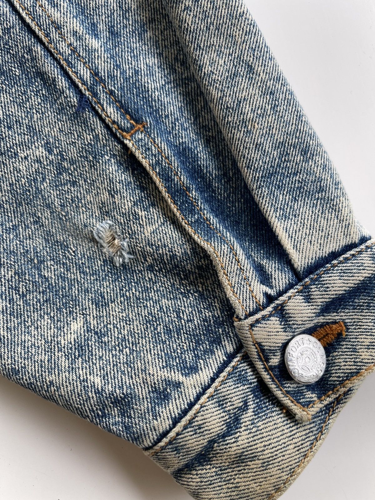 Japanese Brand Vintage Acid Wash Denim Jacket Size US M / EU 48-50 / 2 - 19 Thumbnail