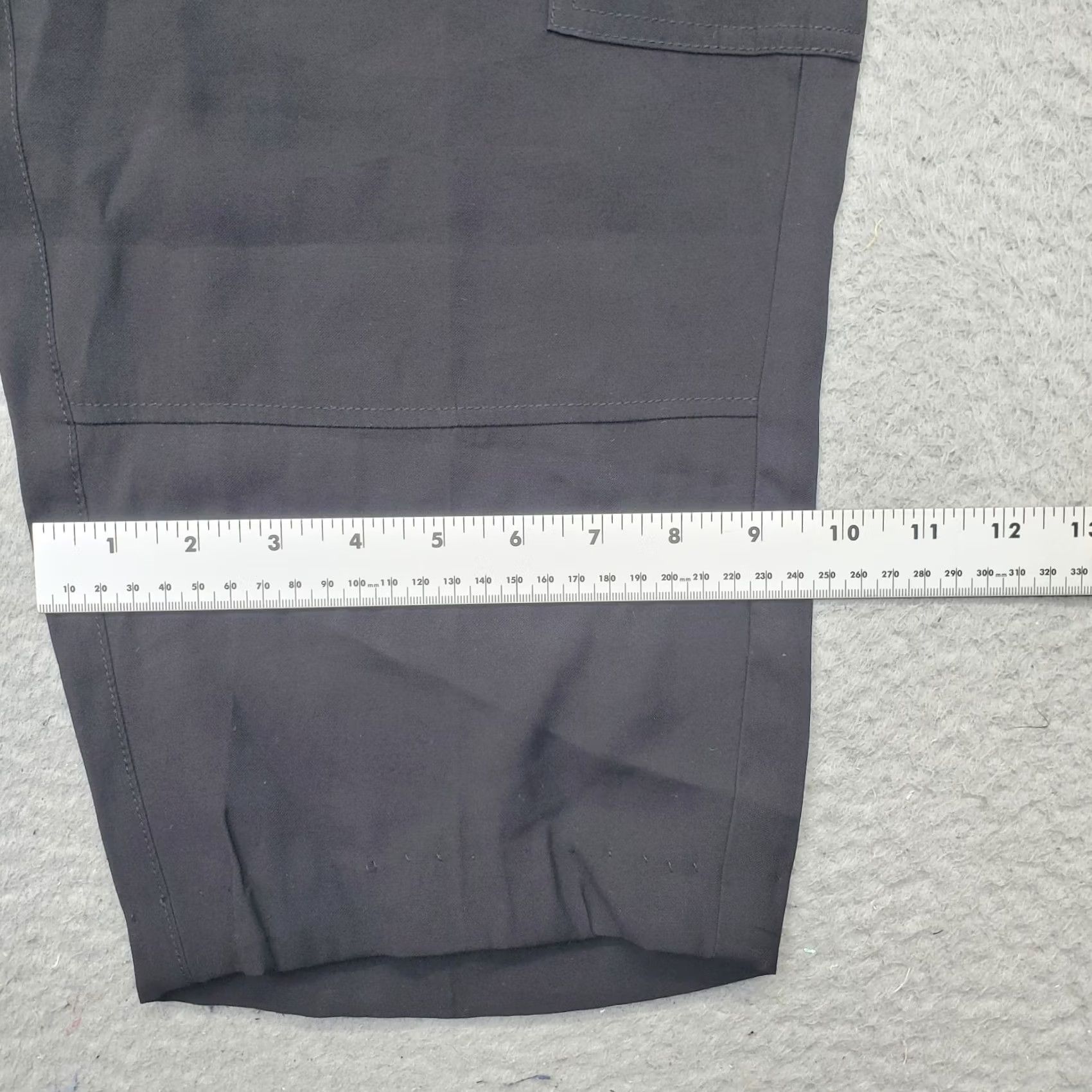 Vintage Chico's Womens Size 14 Black Cargo Pockets Ankle Pants Stretch Relaxed Pull On Shirt? Size 36" / US 14 / IT 50 - 5 Thumbnail