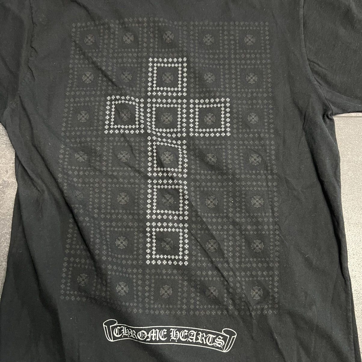Chrome Hearts Chrome Hearts Square Cross Pocket Tee Black Grey Size US M / EU 48-50 / 2 - 5 Thumbnail