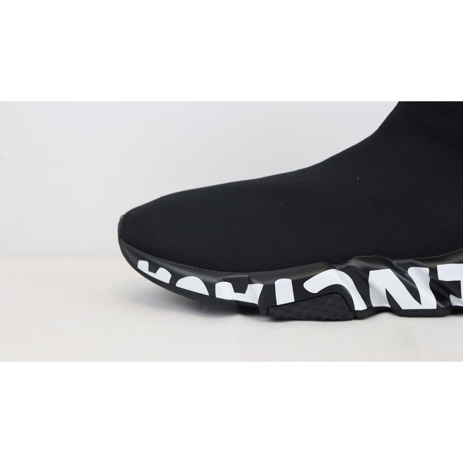 Balenciaga o1rshd1 Speed LT Clear 2.0 Sneakers in Black Size US 13 / EU 46 - 4 Thumbnail