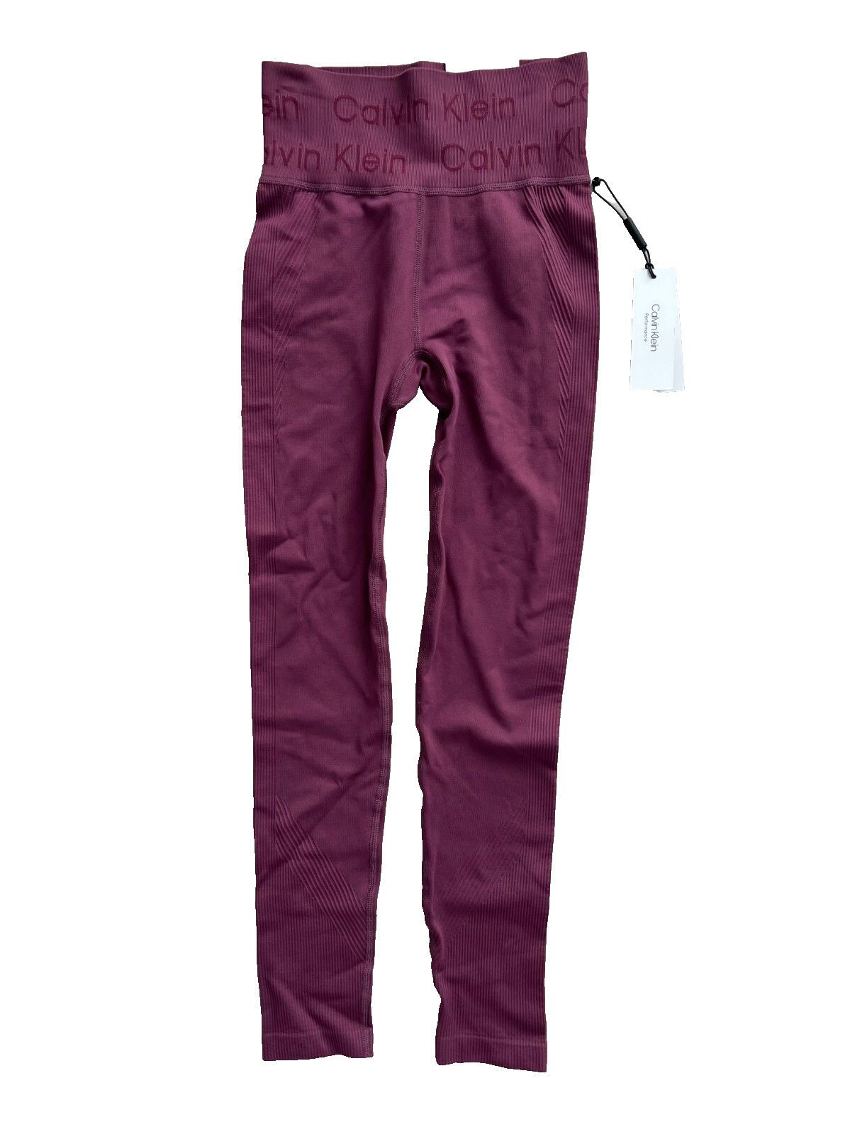 Calvin Klein Calvin Klein Performance Knit 7/8 Leggings Garnet ( XS ) Size 25" / US 0 / IT 36 - 3 Thumbnail