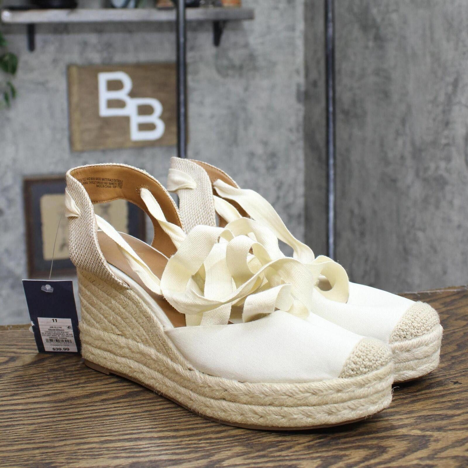 Designer NWT Universal Thread Foam 89527945 Cream Off White 11M 11 M Size US 11 / IT 41 - 1 Thumbnail