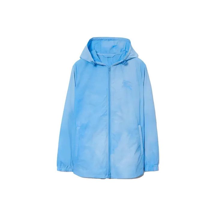 Burberry Burberry SS23 Blue Hooded Zip Jacket Size US L / EU 52-54 / 3 - 1 Thumbnail