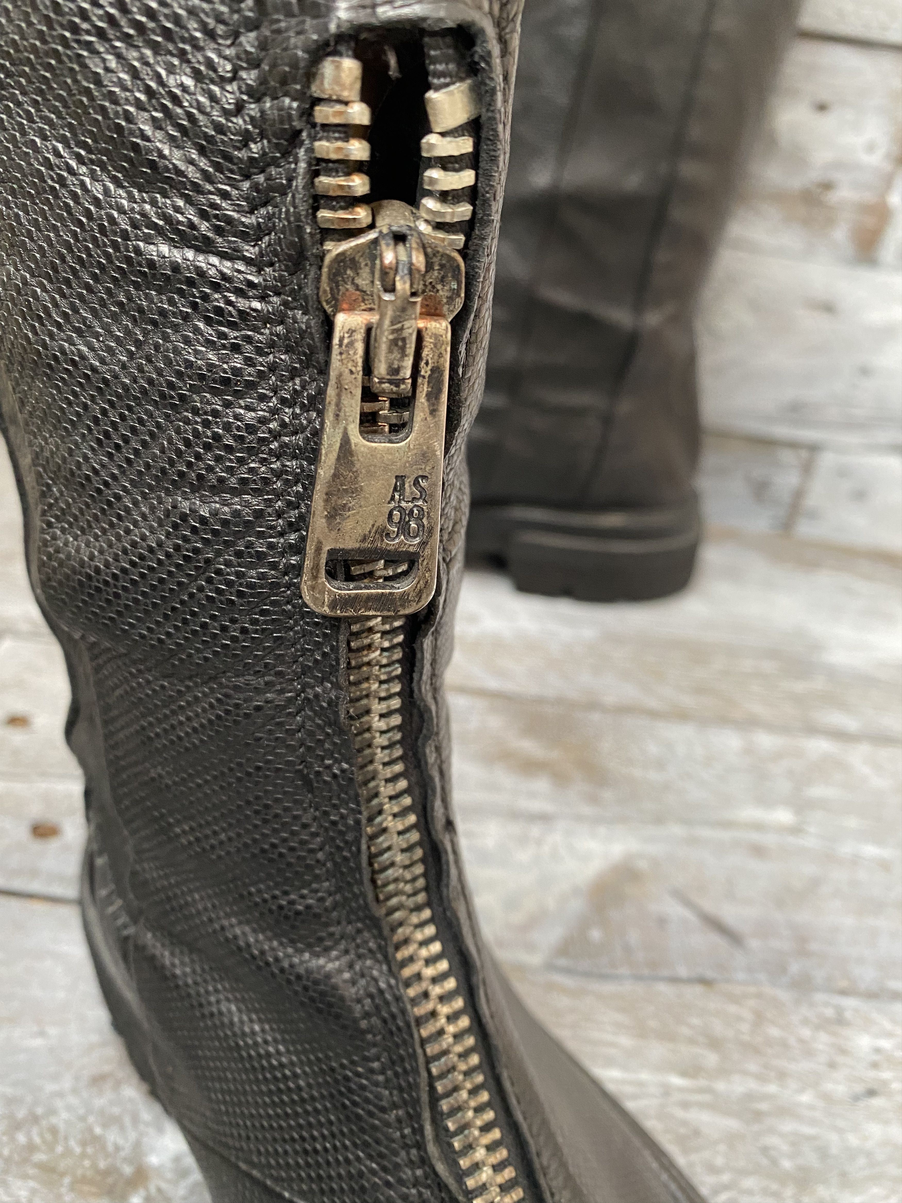 A.S.98 As 98 grunge long riding boots sz 39 Size US 9 / IT 39 - 14 Thumbnail