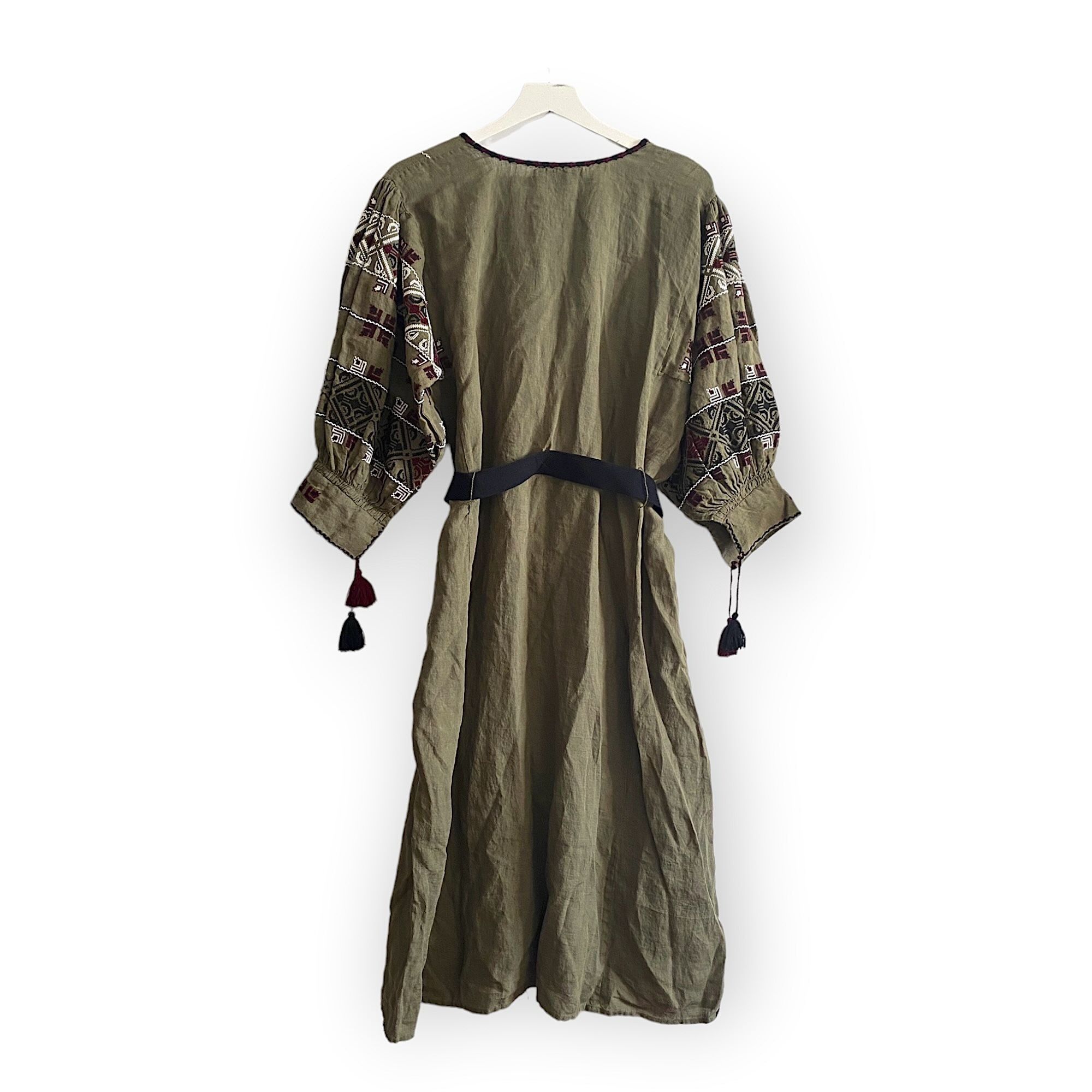 Nili Lotan Nili Lotan Valencia Dress, Army Green, Size S, New with tag Size S / US 4 / IT 40 - 2 Thumbnail
