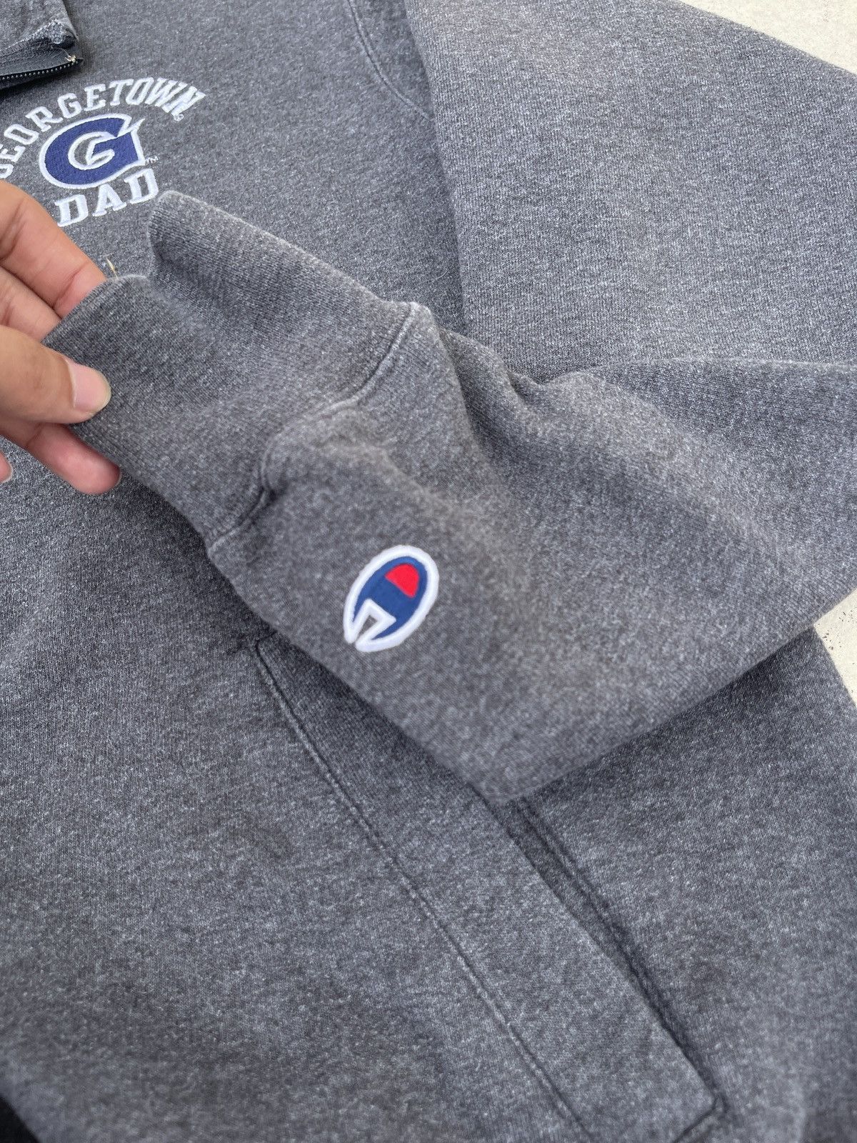 Champion Champion Georgetown College Half Zipper Sweater Size US L / EU 52-54 / 3 - 8 Thumbnail