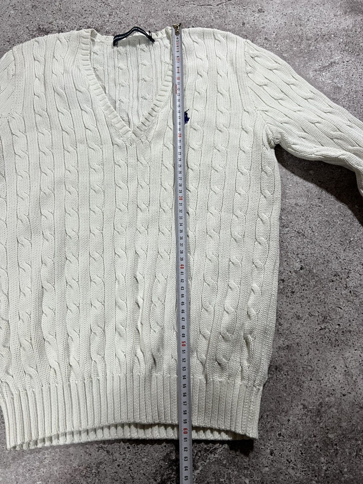Polo Ralph Lauren Polo Ralph Lauren sweater Knitted vintage 90s V-neck Y2k Size L / US 10 / IT 46 - 10 Thumbnail