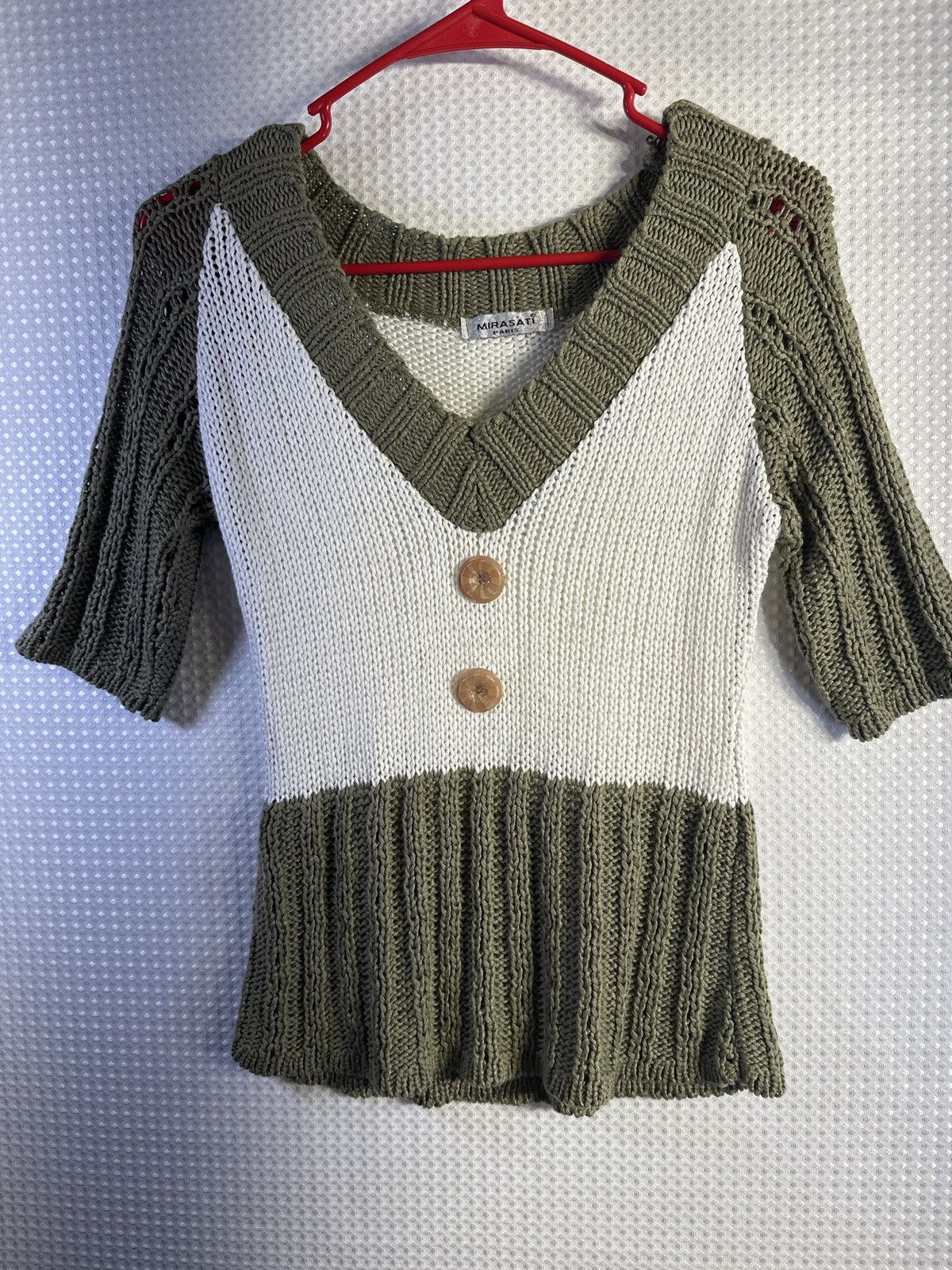 Other Mirasati Paris V Neck Knit Sweater Size M / US 6-8 / IT 42-44 - 1 Thumbnail