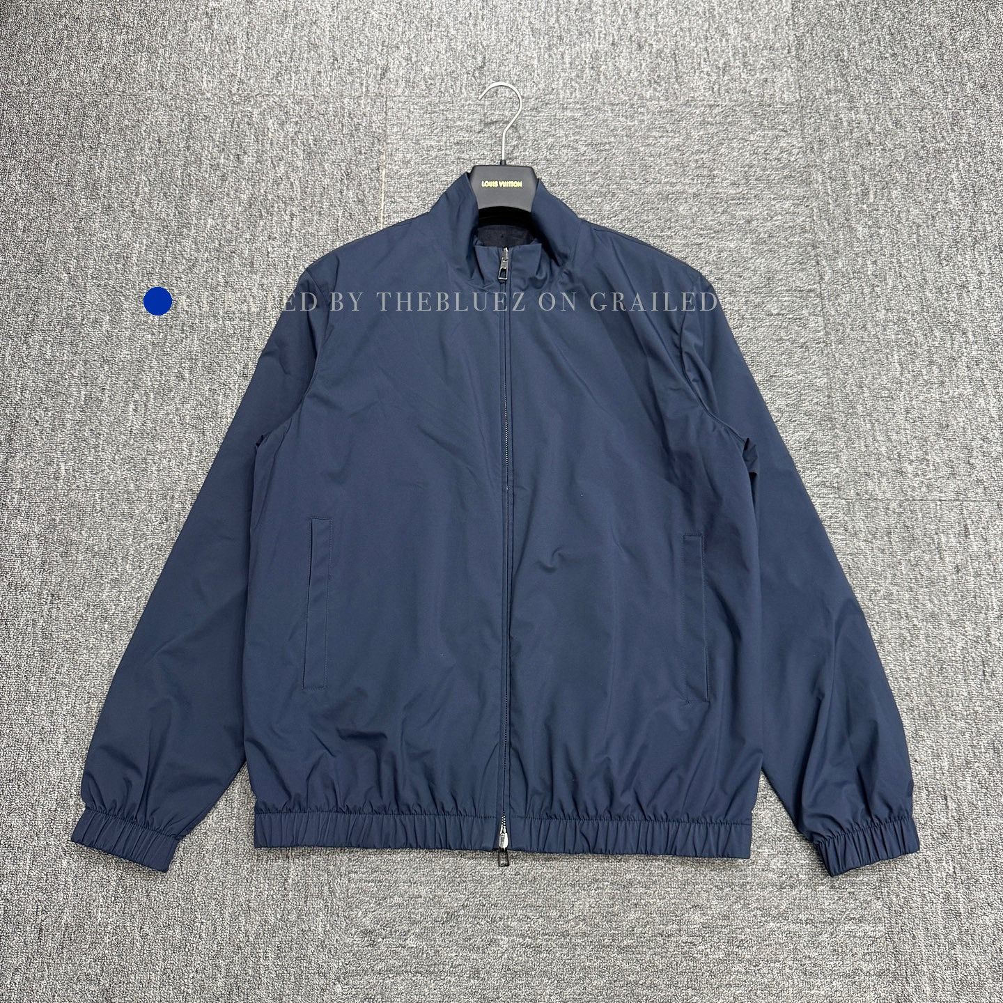 Loro Piana Blue Lightweight Zip-Front Jacket Size M Size US M / EU 48-50 / 2 - 1 Thumbnail
