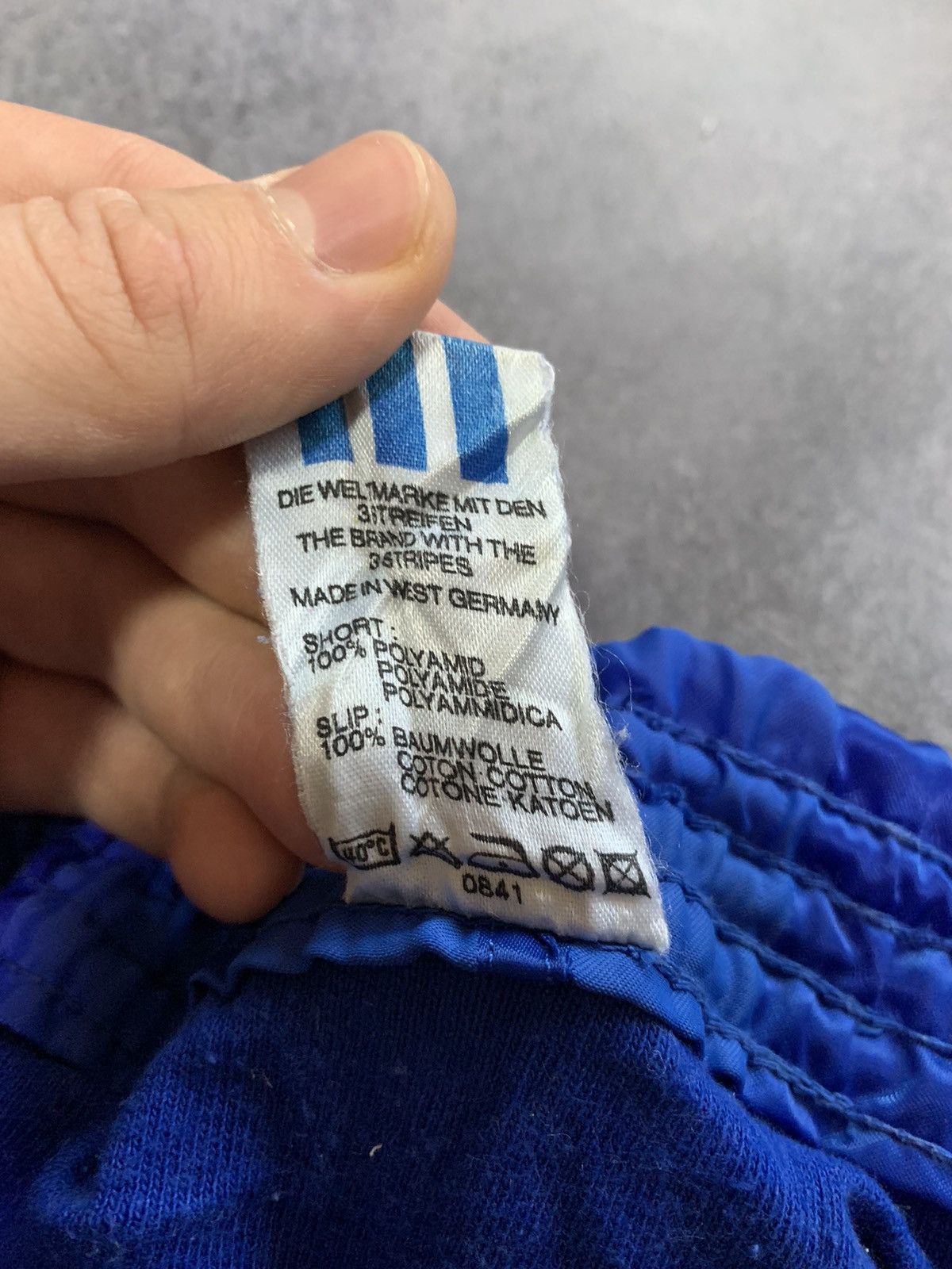 Adidas × Vintage Vintage Adidas Made In West Germany Shorts Size US 34 / EU 50 - 7 Thumbnail