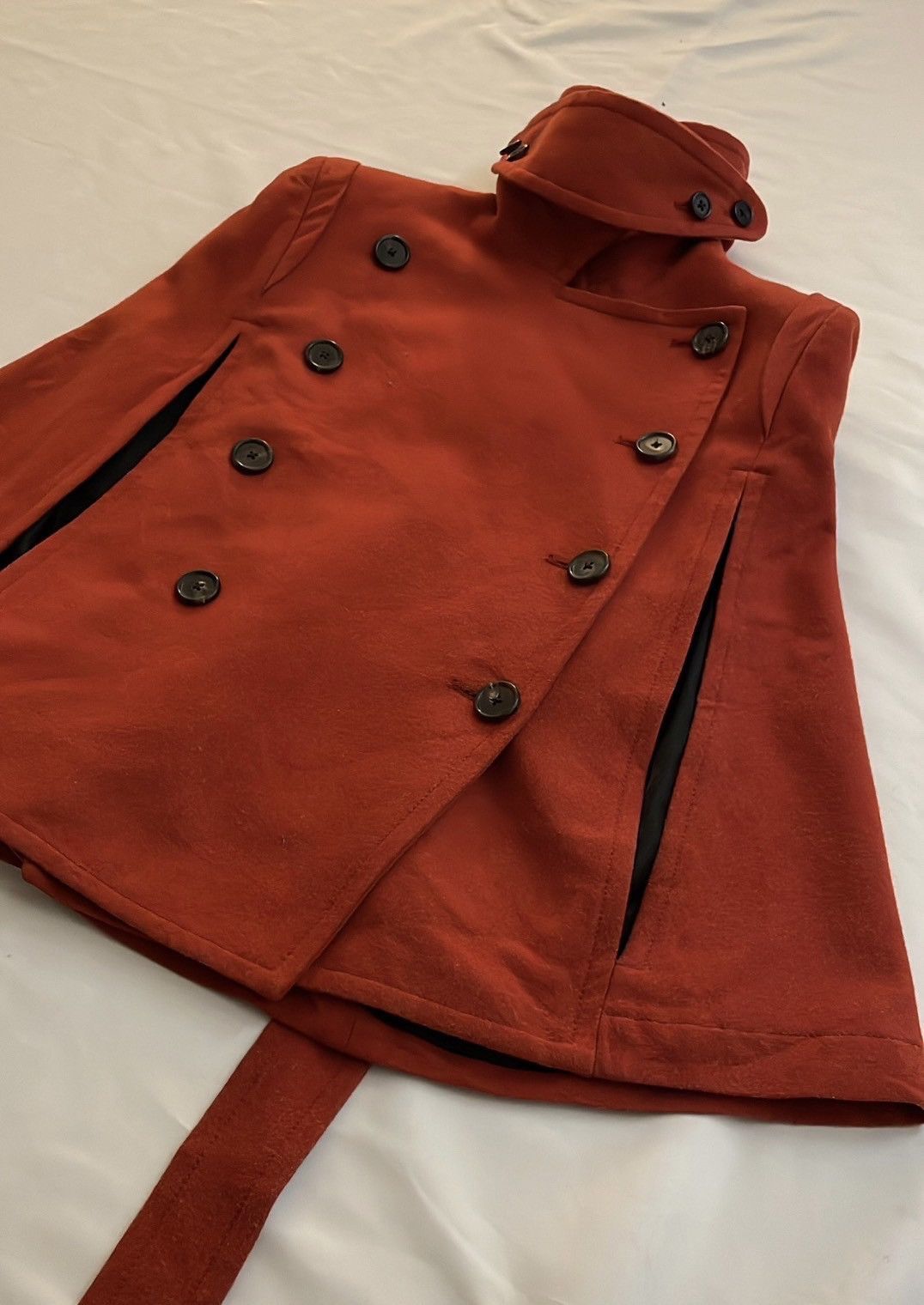Ann Demeulemeester Ann deumeulmeester Angora wool cape coat Size XS / US 0-2 / IT 36-38 - 3 Thumbnail