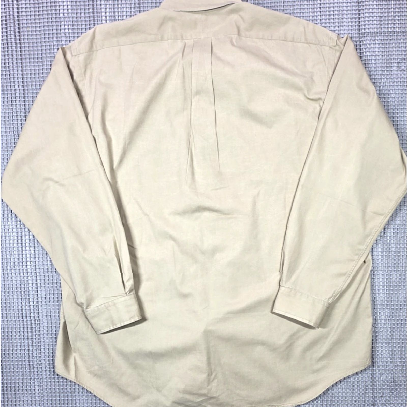 Polo Ralph Lauren VINTAGE Polo Ralph Lauren Mens Long Sleeve Shirt XL Beige Button-Up Blake Polo Ralph Lauren Blaire Shirt Size US XL / EU 56 / 4 - 7 Thumbnail