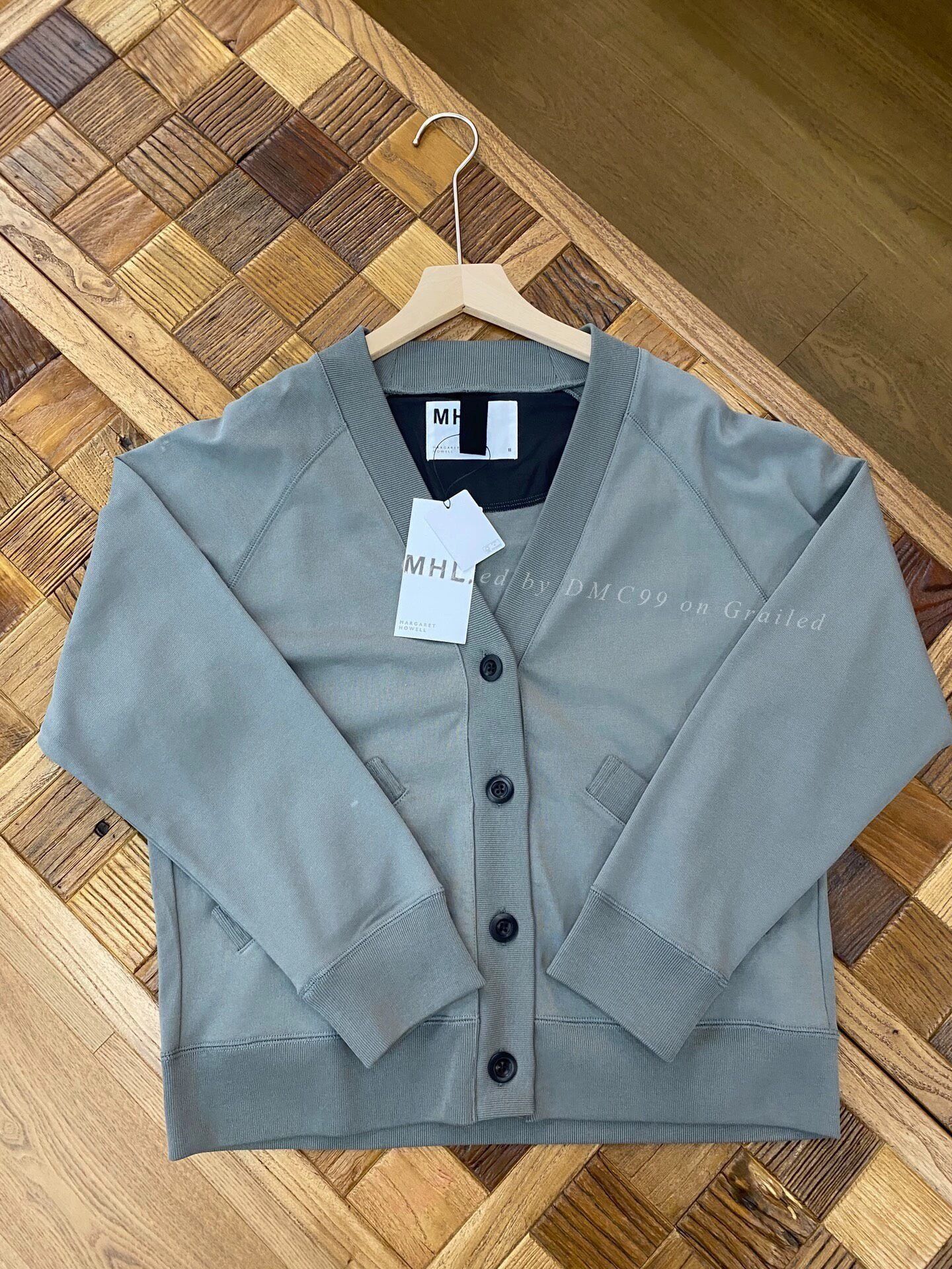 MHI MHL Solid Color Cardigan Size L / US 10 / IT 46 - 1 Thumbnail