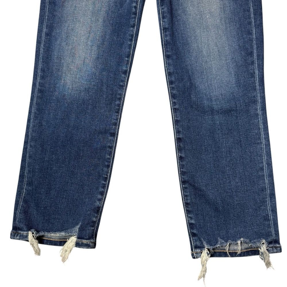 Paige PAIGE Hoxton Slim Crop Chopped Frayed Hem Jeans In Croatia Size 26" / US 2 / IT 38 - 5 Thumbnail