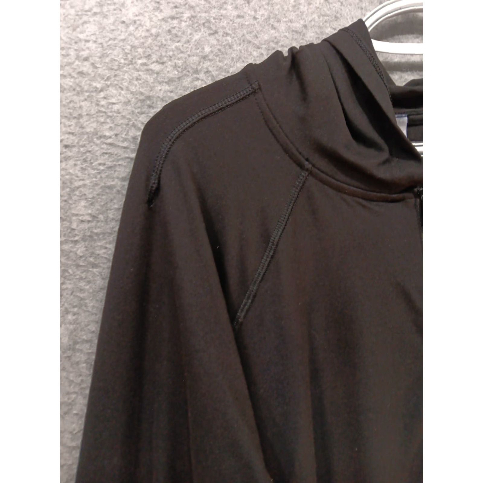 Vintage Rae Mode Women's Romper Hoodie Dress 2XL Black Long Sleeve Zipper Elastic Waist Drawstring Size XXL / US 16-18 / IT 52-54 - 7 Thumbnail
