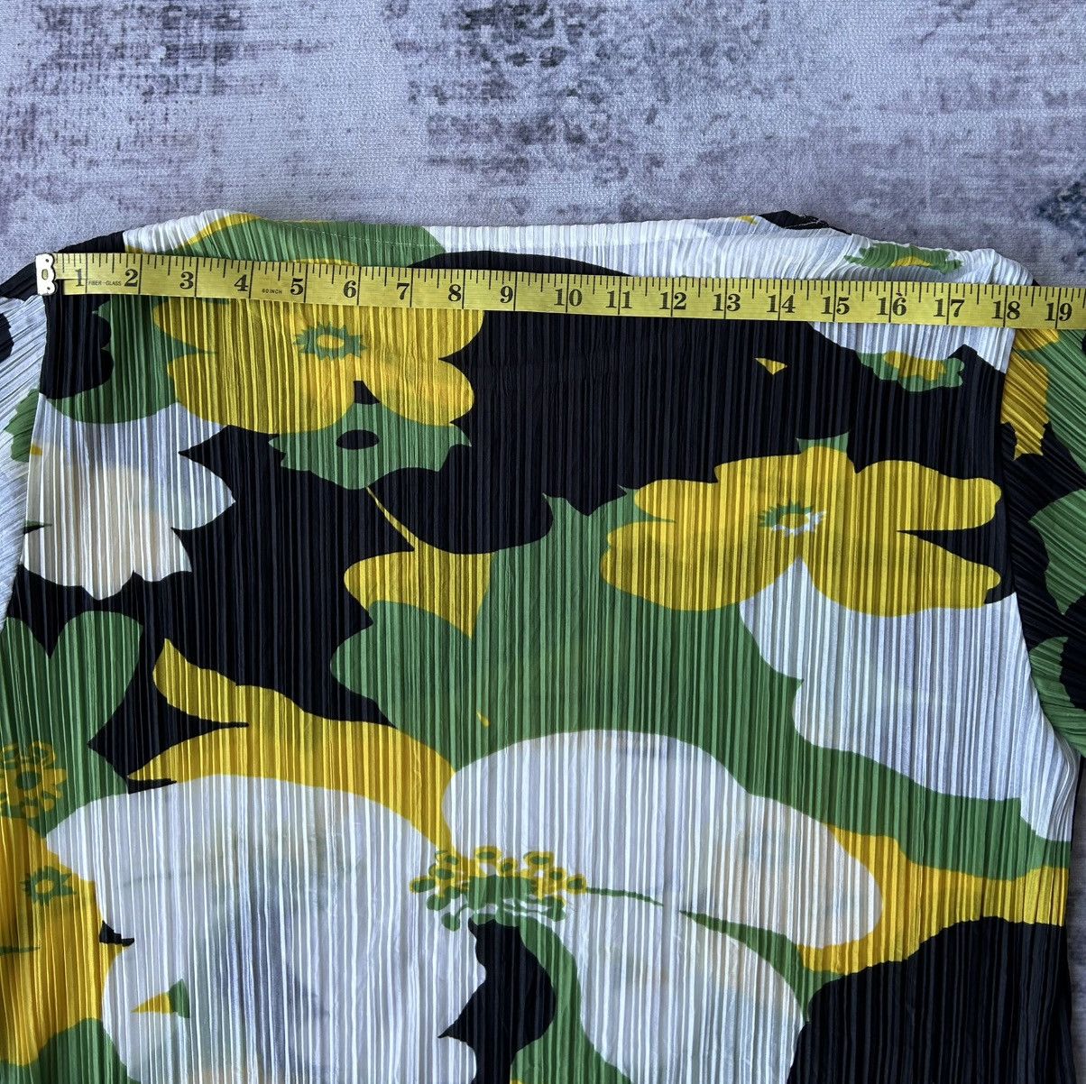 Issey Miyake Issey Miyake Pleats Please Full Pattern Flowers Size S / US 4 / IT 40 - 20 Thumbnail