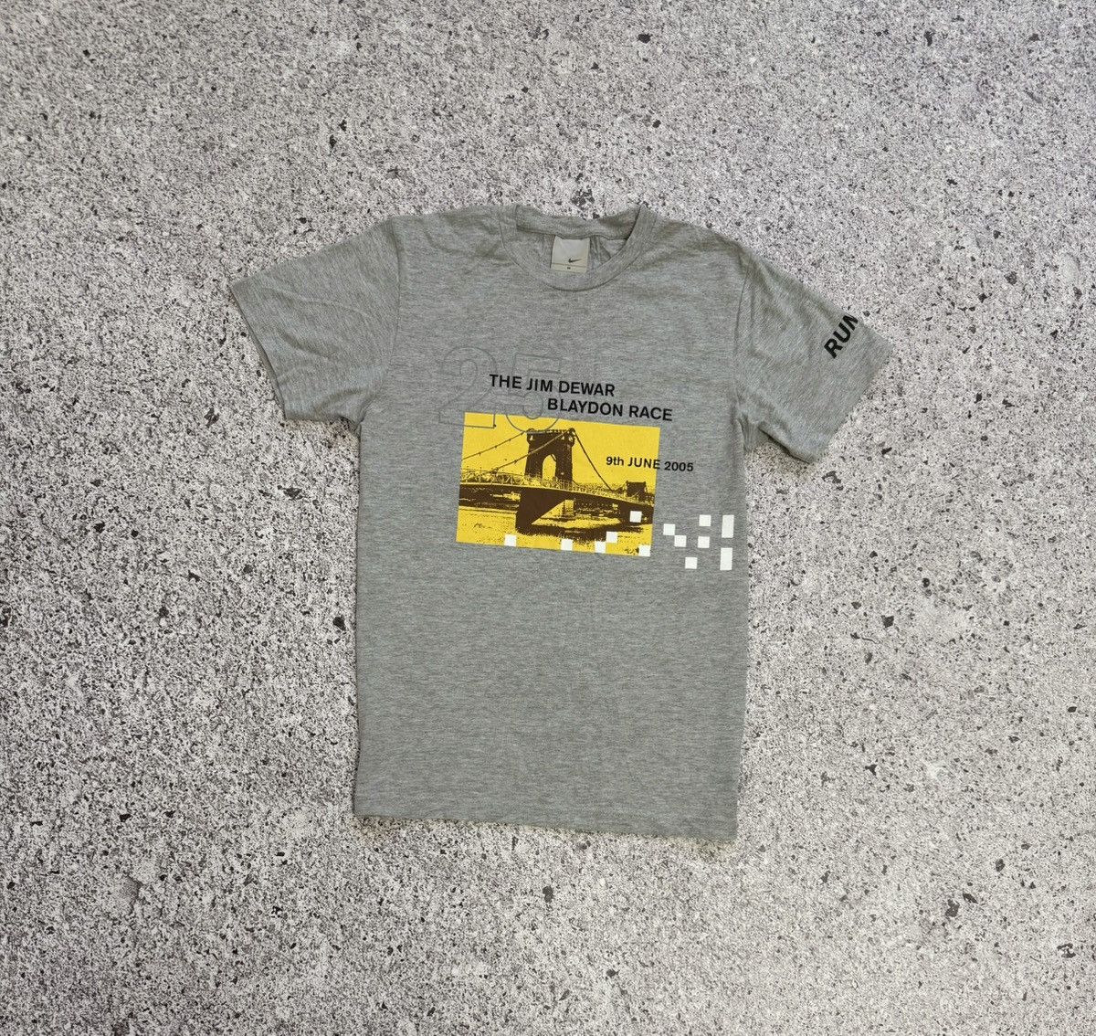 Nike × Vintage Vintage 2005 Nike The Jim Dewar Blaydon Race Running T-shirt Size US M / EU 48-50 / 2 - 3 Thumbnail