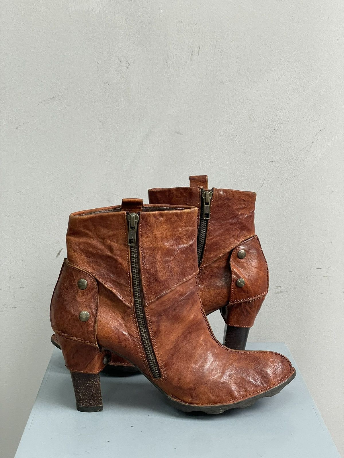 Diesel avant garde Diesel leather boots ann demeulemeester style Size US 9 / IT 39 - 7 Thumbnail