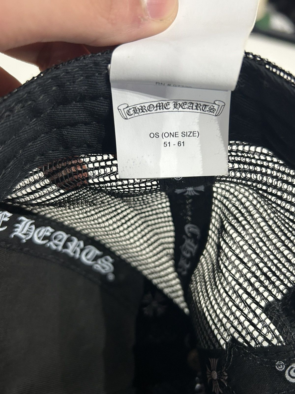 Chrome Hearts Chrome Hearts Cemetery Cross Leather Trucker Hat Size ONE SIZE - 9 Thumbnail