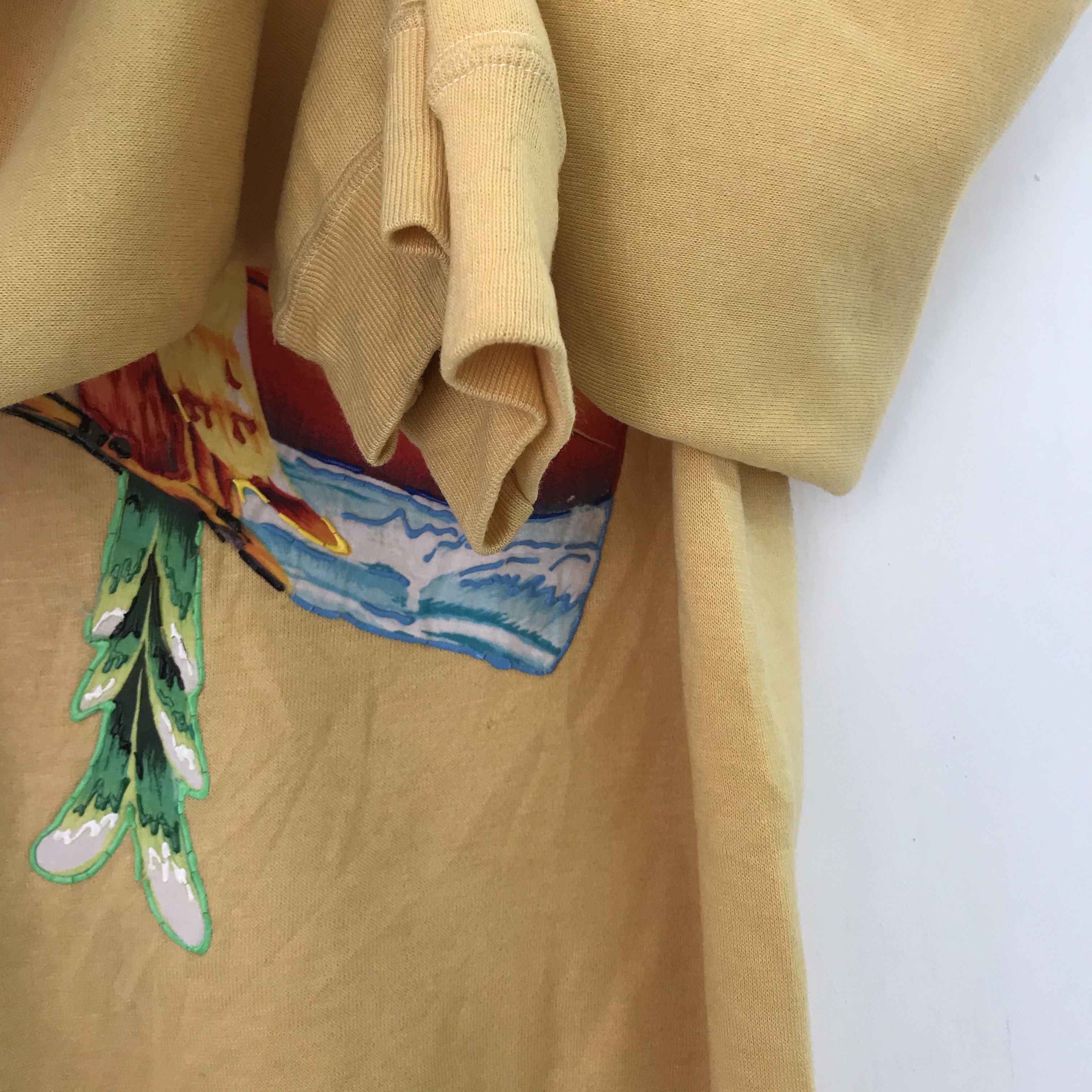 Towncraft Vintage 90's Towncraft Jc Pennys Art Graphic Parrot Bird Size US M / EU 48-50 / 2 - 5 Thumbnail
