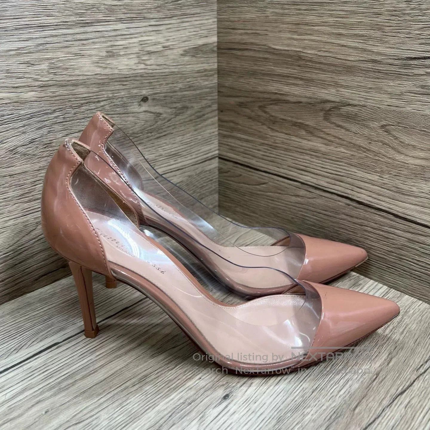 Gianvito Rossi Gianvito Rossi Nude Pink Transparent Heels. Size US 6 / IT 36 - 2 Thumbnail