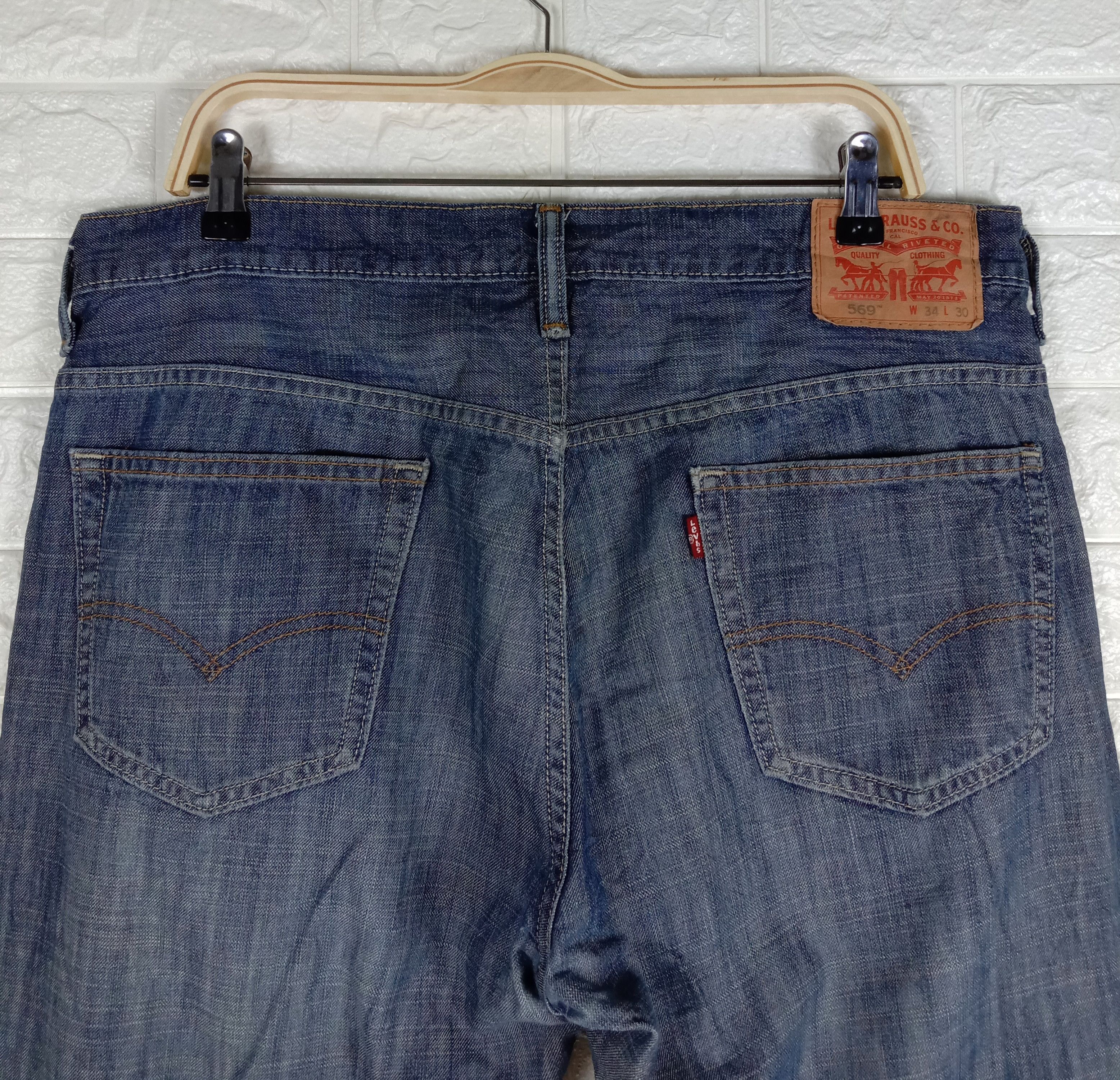 Levi's Vintage Levi's 569 Jeans Loose Straight Denim Size US 34 / EU 50 - 6 Thumbnail