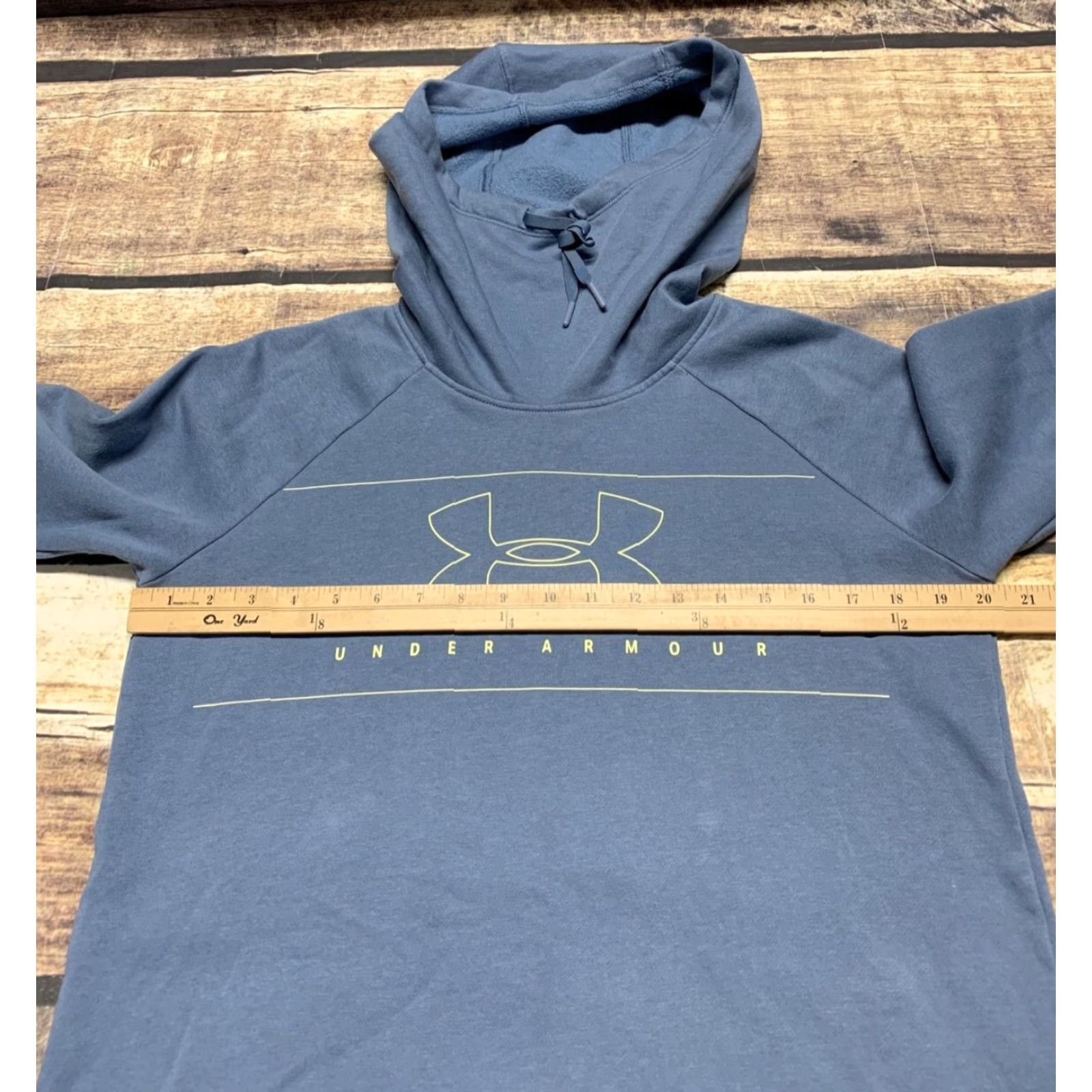 Under Armour Under Armour Sweatshirt Shirt Women Petite Small Blue Hooded Pullover Classic Activewear PS Women Womens Size S / US 4 / IT 40 - 4 Thumbnail