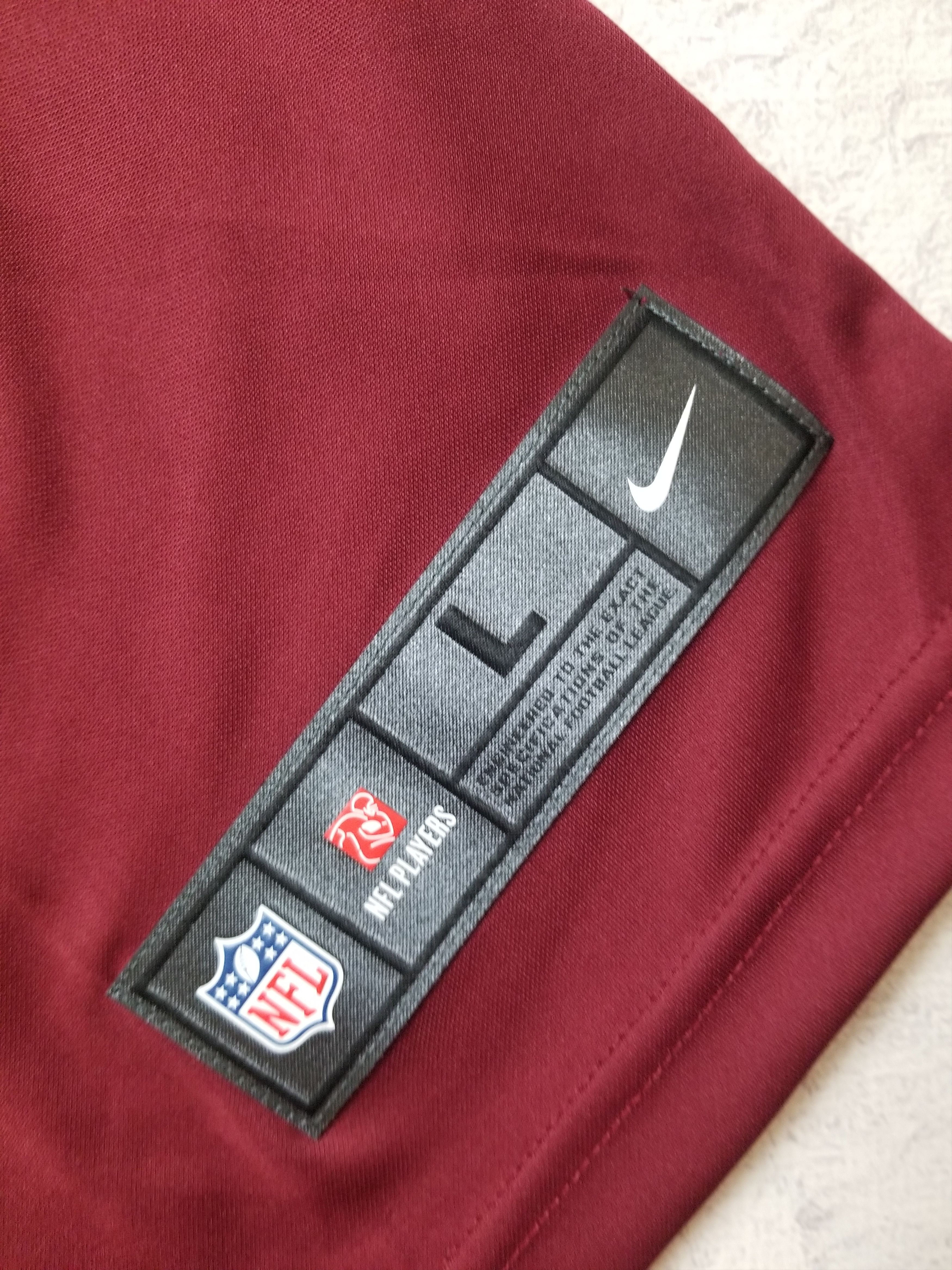 Nike Dwayne Haskins #7 Washington Redskins Limited Sewn Jersey Size US L / EU 52-54 / 3 - 18 Thumbnail