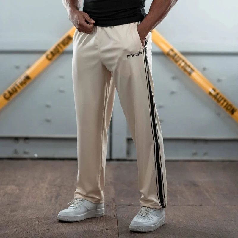 Other Sweatpants Knitted Striped Patchwork Embrodered Jogger Size US 31 - 2 Thumbnail