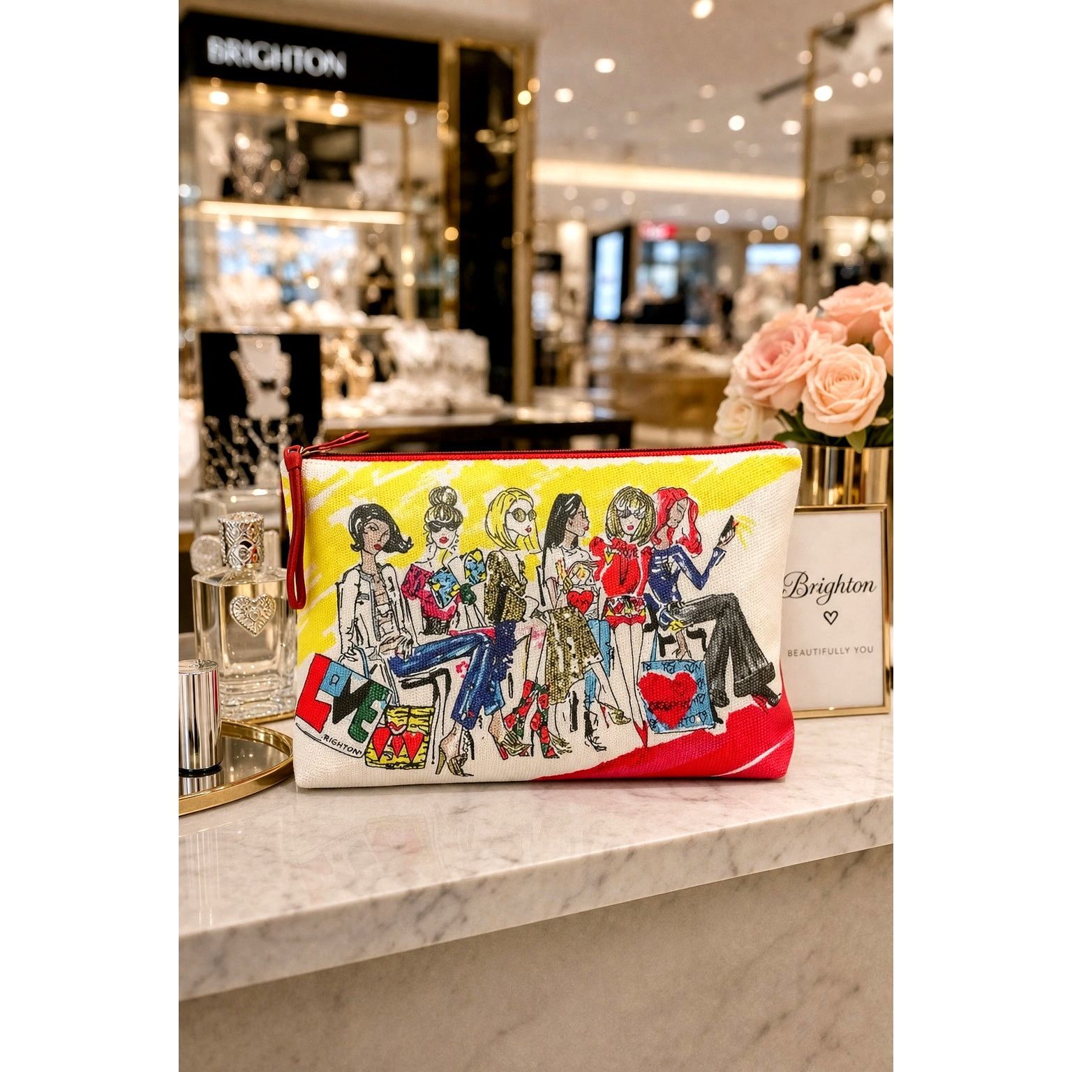 Brighton Brighton Glam Zipper Cosmetic Storage Pouch Size ONE SIZE - 1 Thumbnail