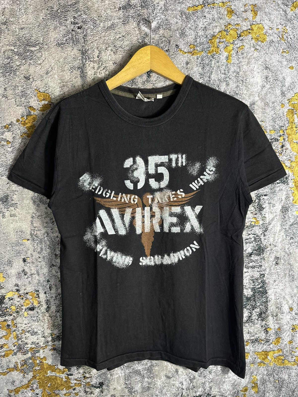 Avirex FADED TSHIRT VINTAGE AVIREX 35TH Size US M / EU 48-50 / 2 - 1 Thumbnail
