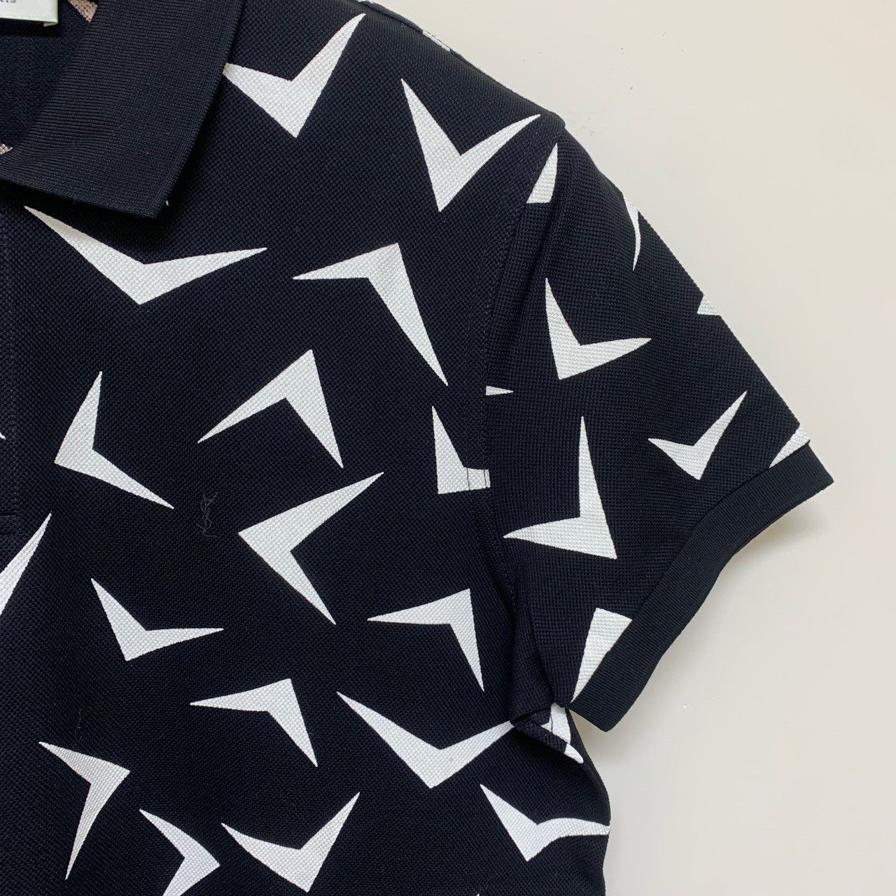 Saint Laurent Paris Saint laurent Printed polo short sleeve 2501-Nextarrow Size US XL / EU 56 / 4 - 6 Thumbnail