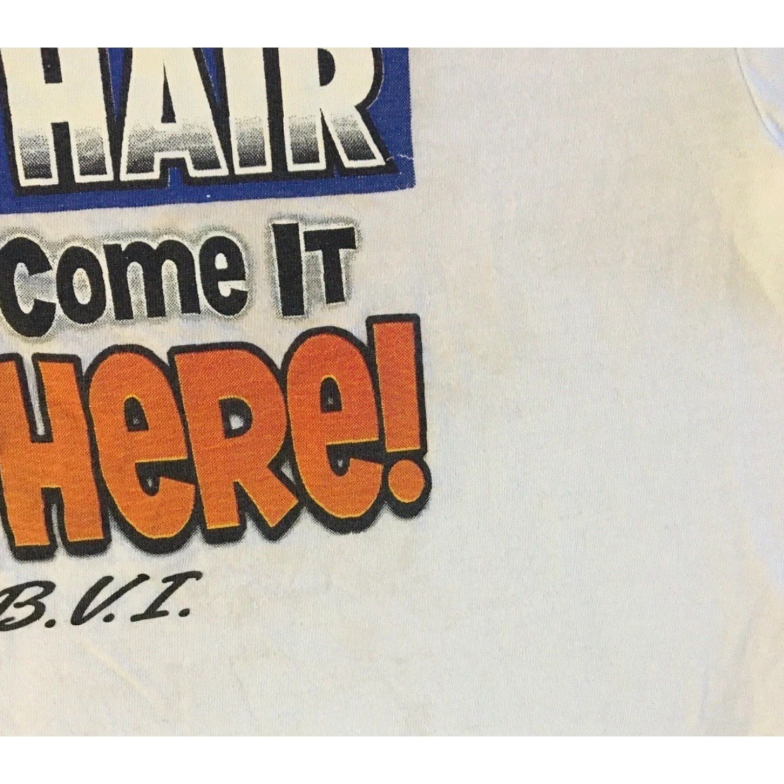 Vintage VINTAGE 90s Im Too Sexy For My Hair Faded Shirt S Funny Saying Bald Joke Beer Grunge T-Shirt Mens White Saiy? Size US S / EU 44-46 / 1 - 6 Thumbnail