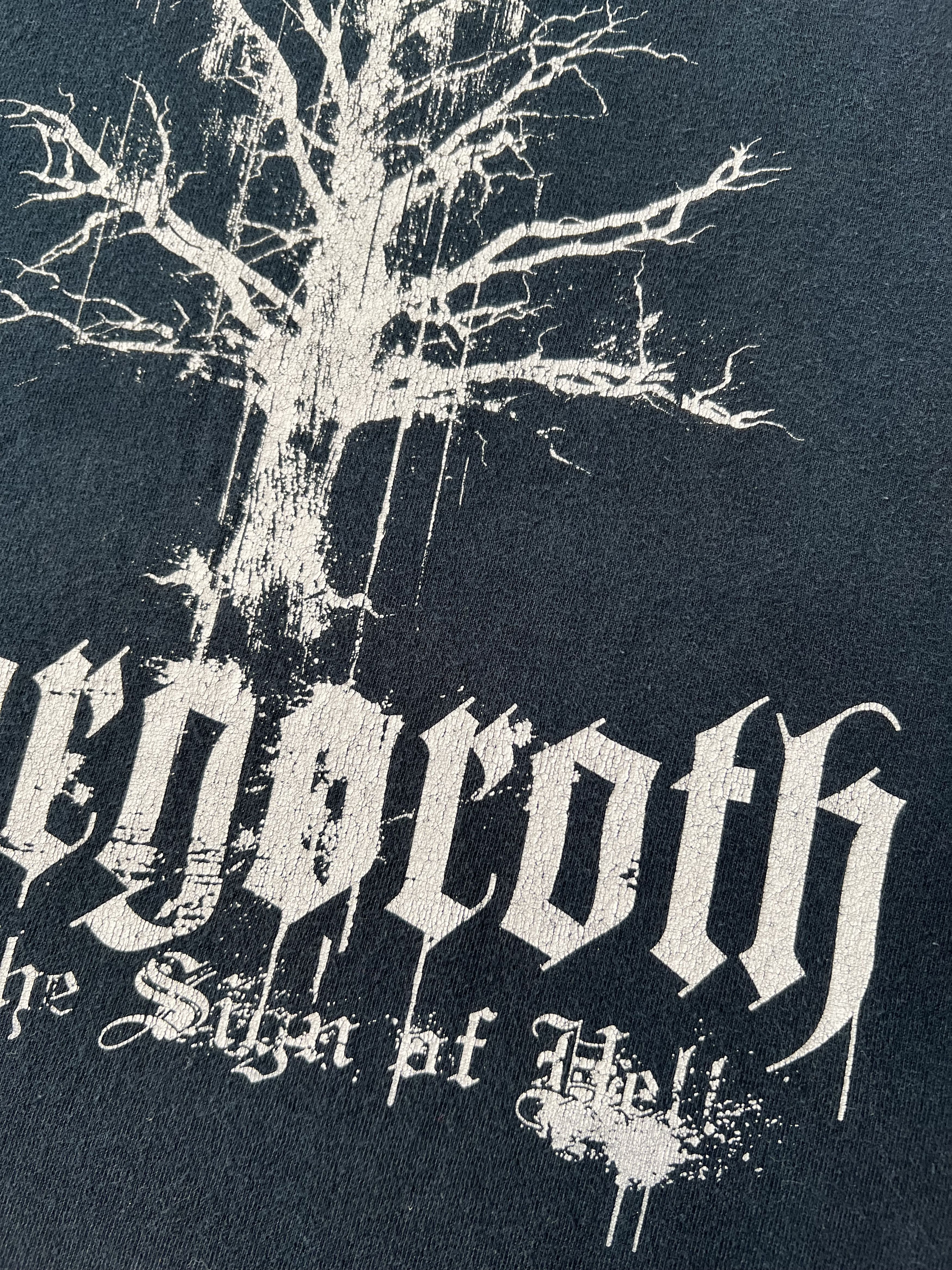 Band Tees Vintage 2000s Gorgoroth Black Metal Band 666 Black T-shirt Size US L / EU 52-54 / 3 - 7 Thumbnail