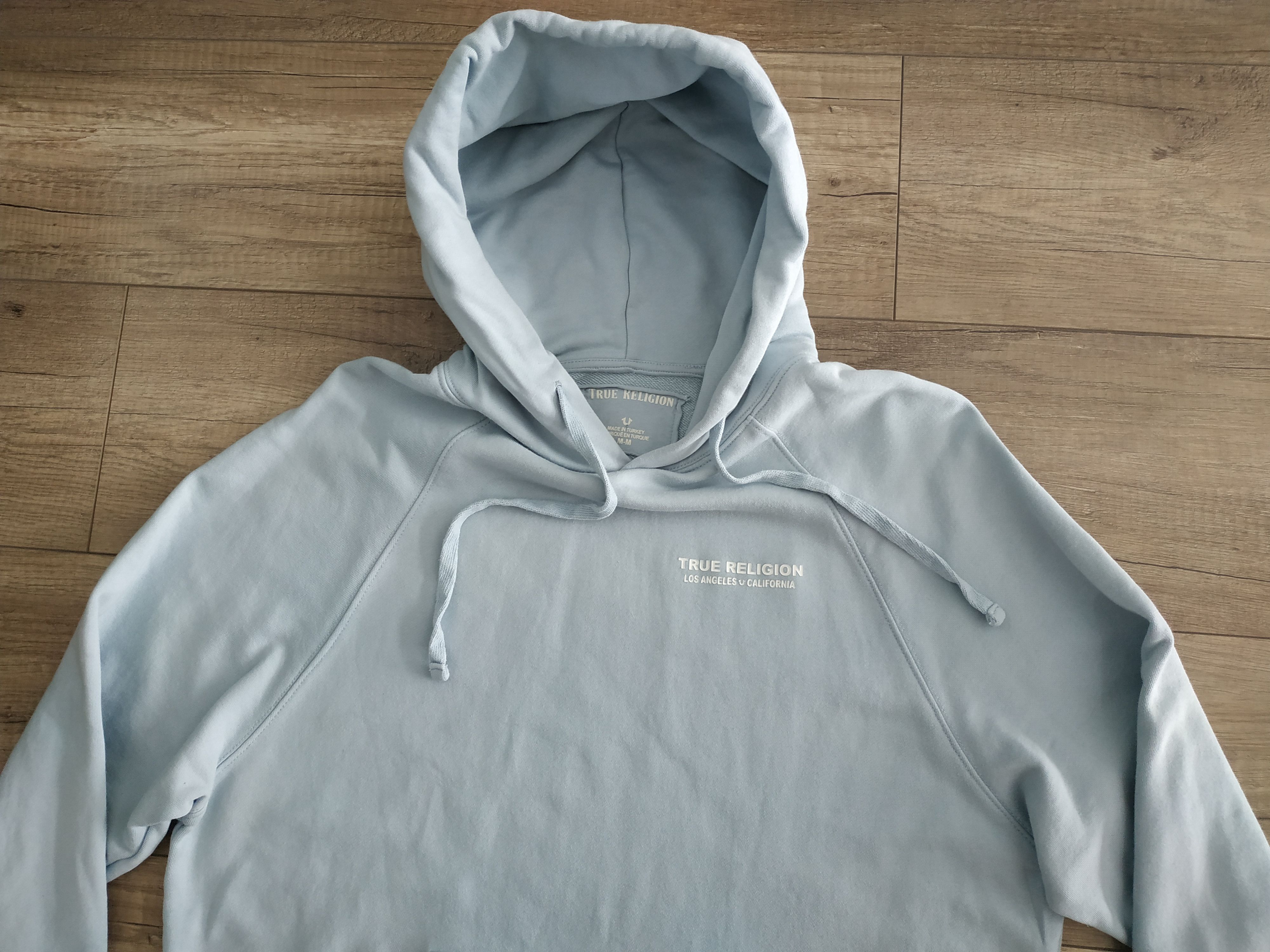 True Religion True Religion Men's Lightblue Hoodie, s. MEDIUM Size US M / EU 48-50 / 2 - 6 Thumbnail