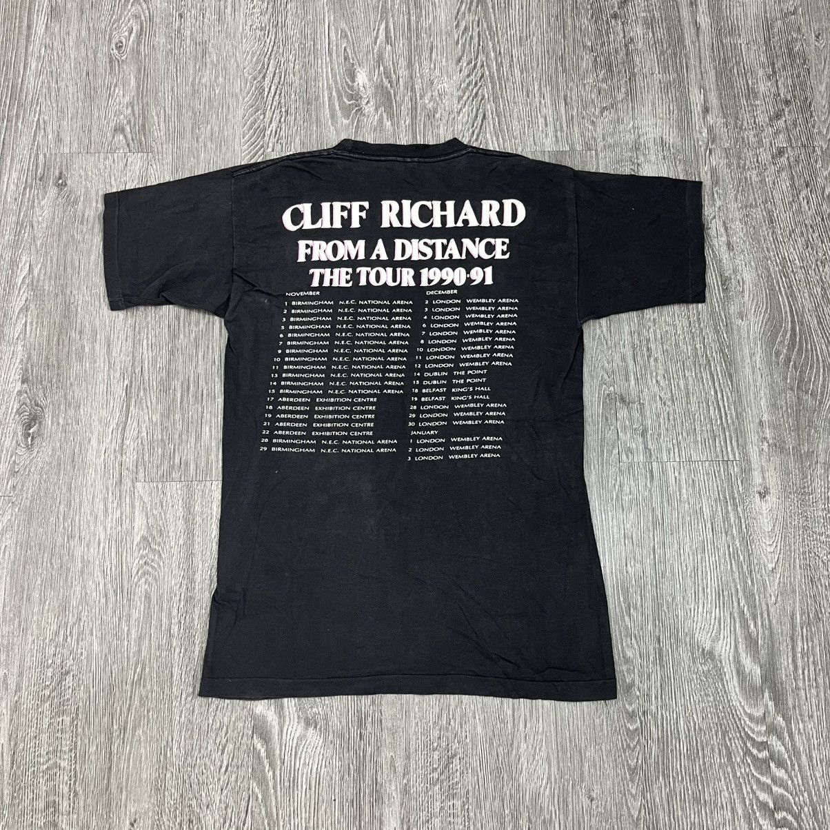 Band Tees Vintage Cliff Richard Tour 1990-91 Tee Size US M / EU 48-50 / 2 - 3 Thumbnail